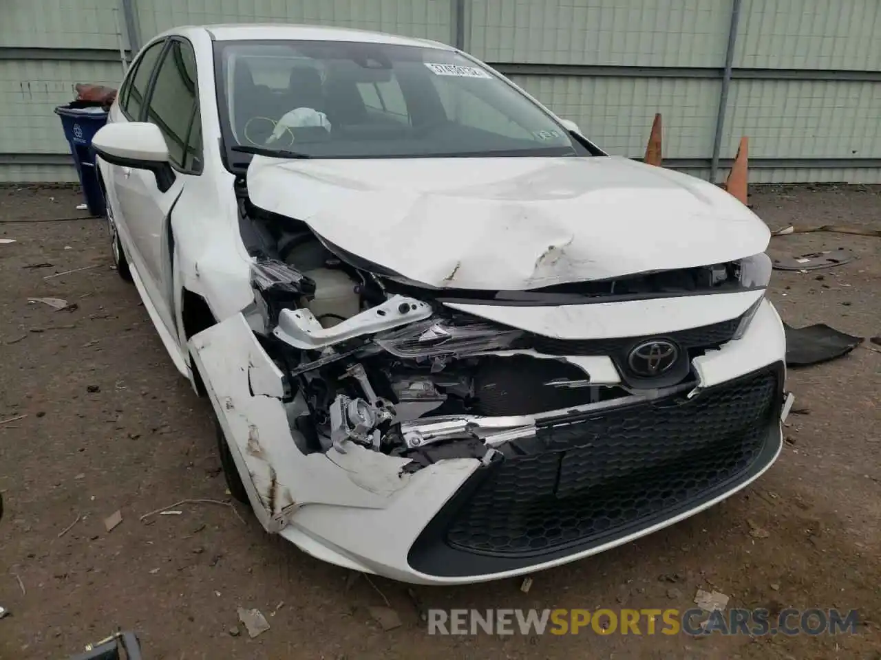 9 Photograph of a damaged car JTDEPMAE8MJ126187 TOYOTA COROLLA 2021