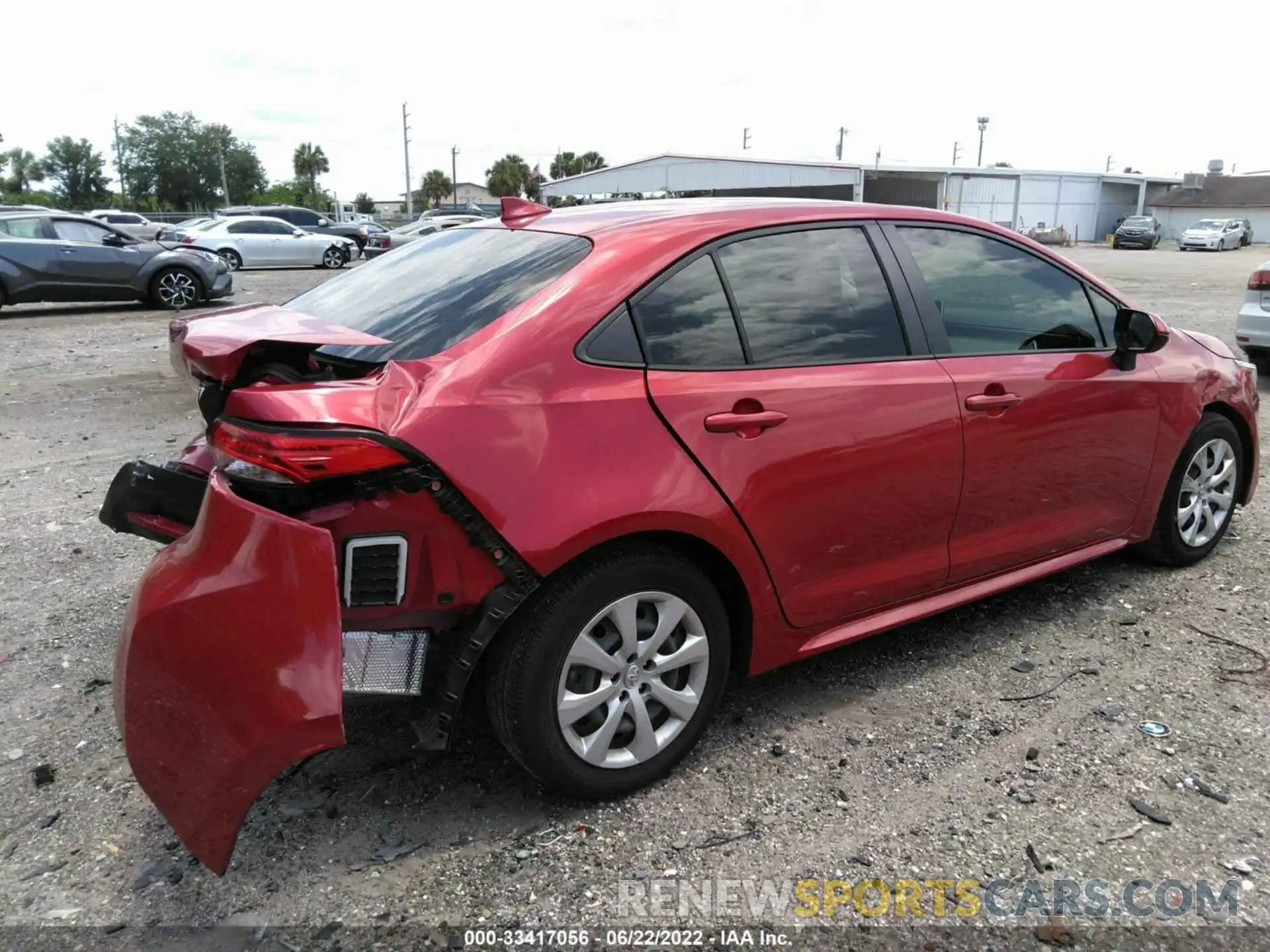 4 Photograph of a damaged car JTDEPMAE8MJ126254 TOYOTA COROLLA 2021