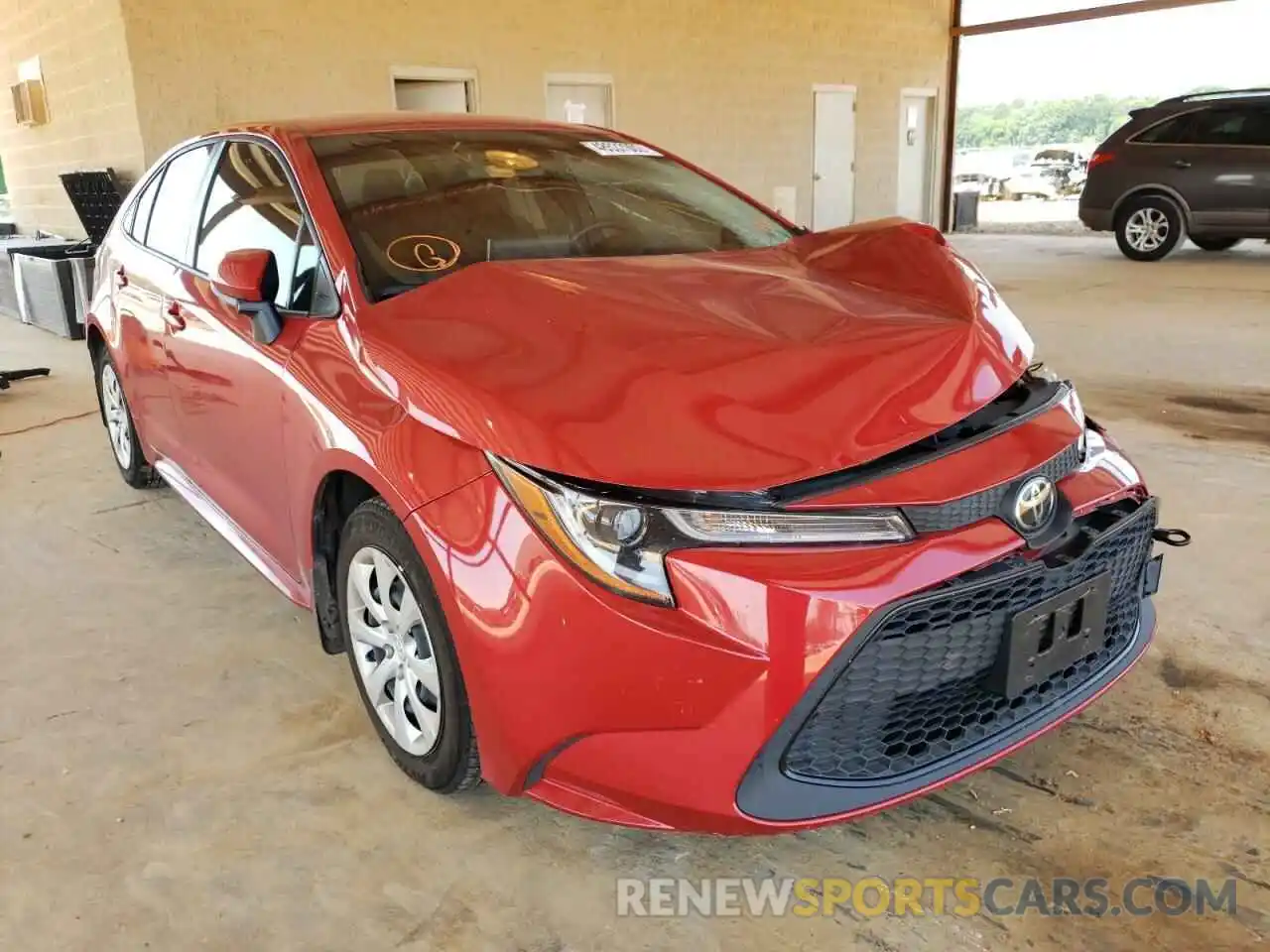 1 Photograph of a damaged car JTDEPMAE8MJ127517 TOYOTA COROLLA 2021