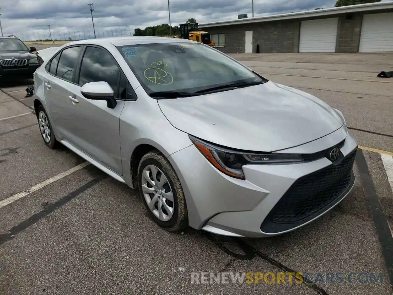 1 Photograph of a damaged car JTDEPMAE8MJ127551 TOYOTA COROLLA 2021