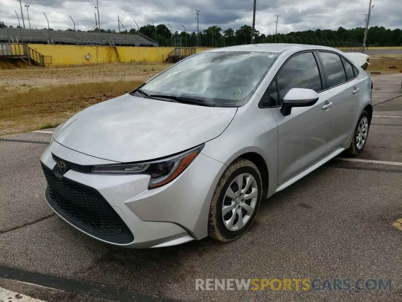 2 Photograph of a damaged car JTDEPMAE8MJ127551 TOYOTA COROLLA 2021