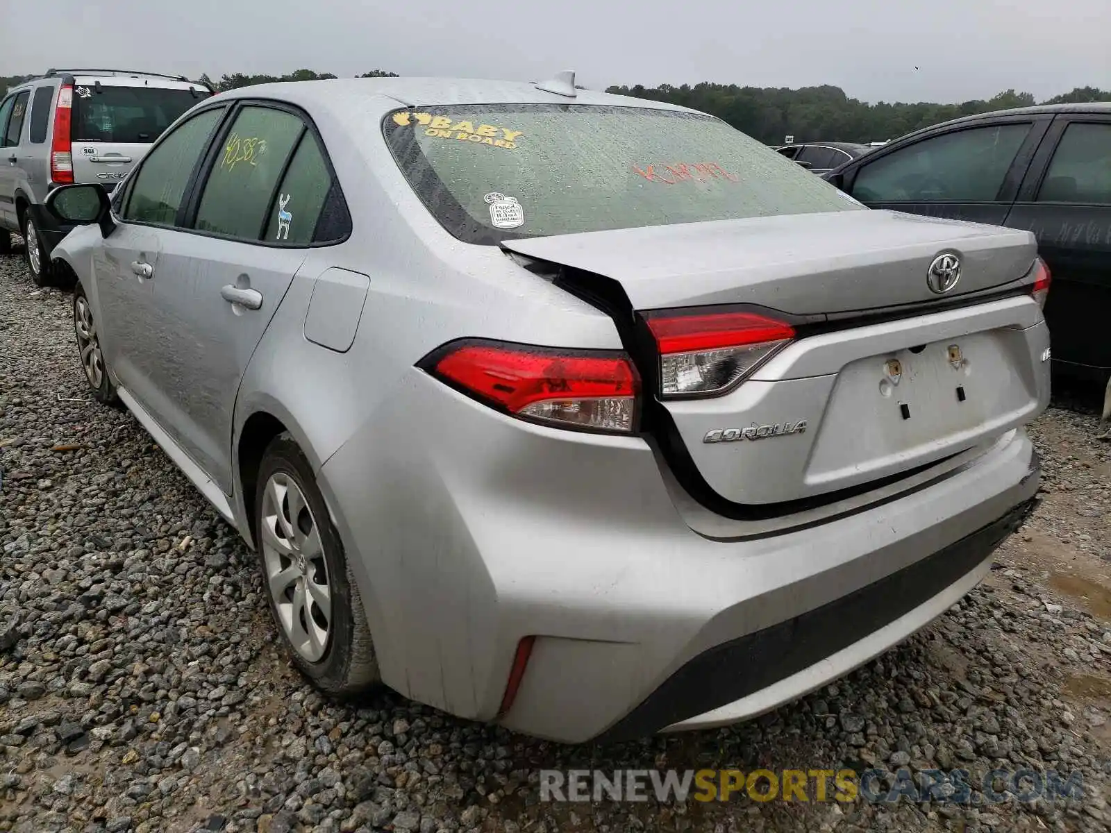 3 Photograph of a damaged car JTDEPMAE8MJ127632 TOYOTA COROLLA 2021