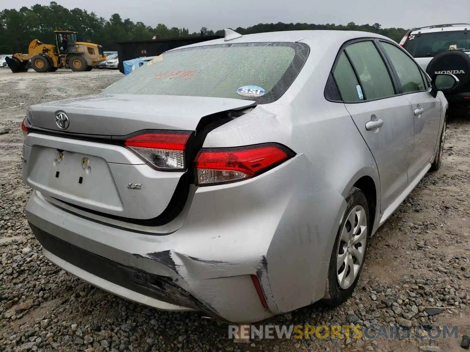 4 Photograph of a damaged car JTDEPMAE8MJ127632 TOYOTA COROLLA 2021