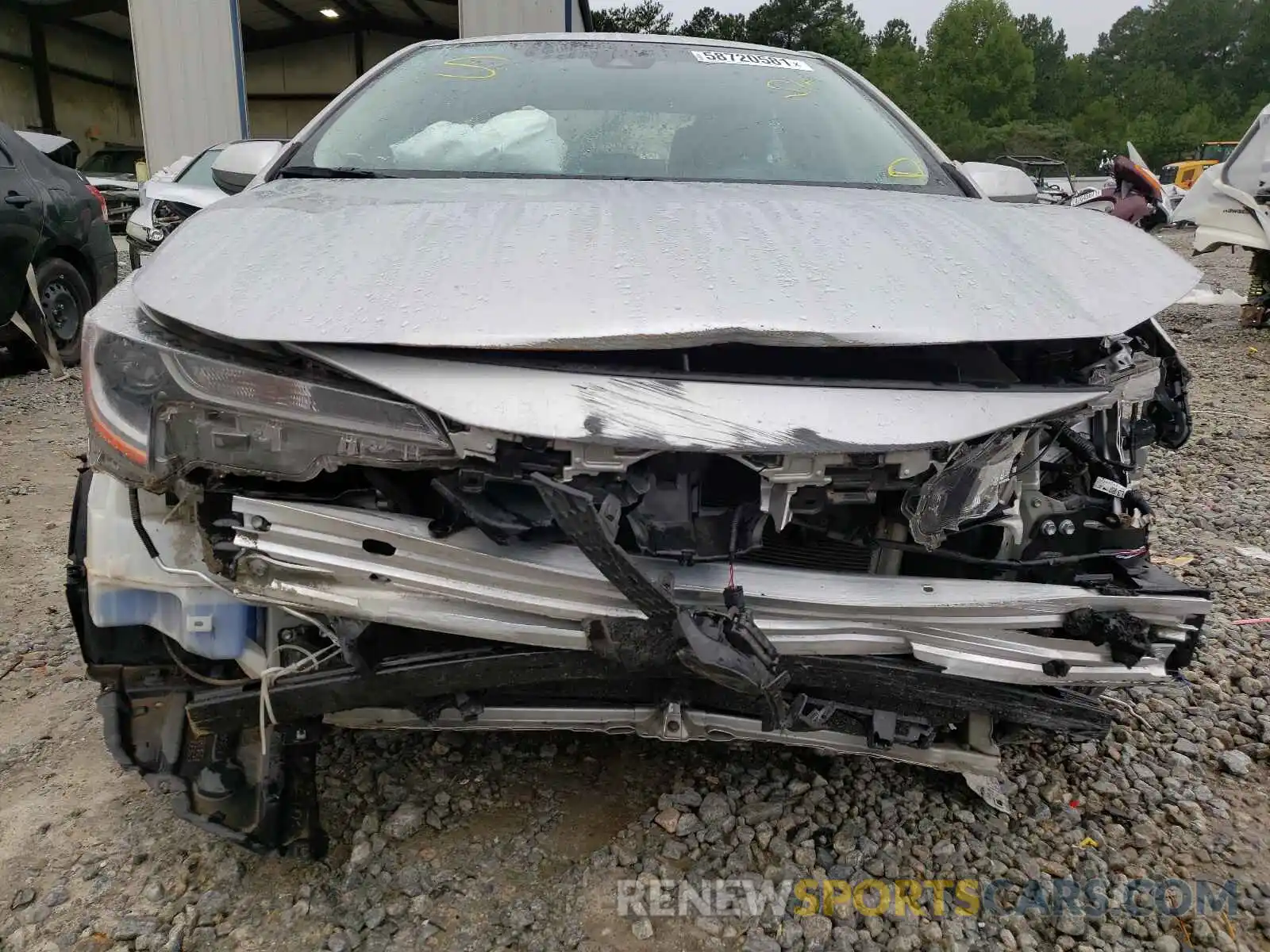 9 Photograph of a damaged car JTDEPMAE8MJ127632 TOYOTA COROLLA 2021