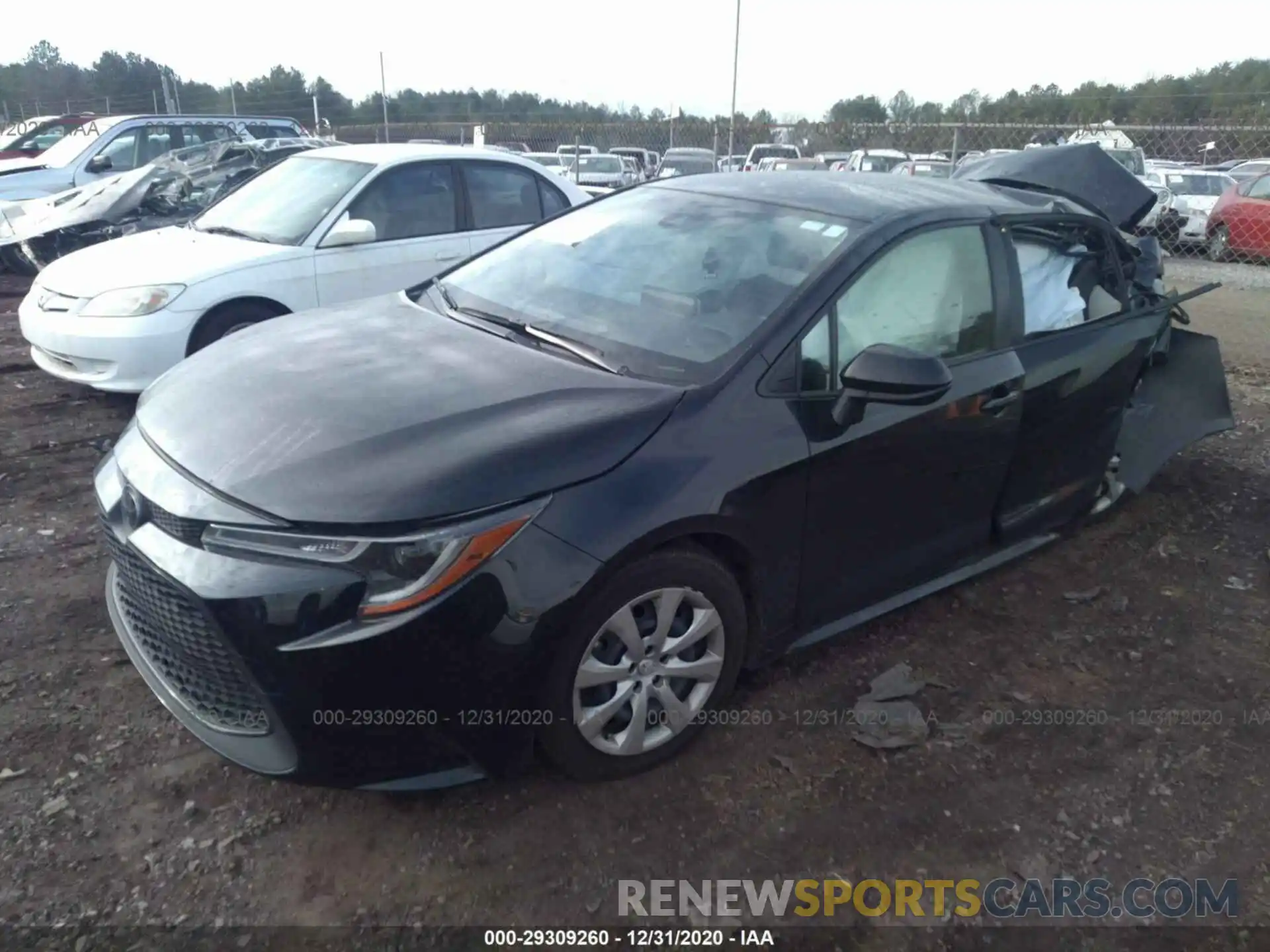 2 Photograph of a damaged car JTDEPMAE8MJ127677 TOYOTA COROLLA 2021