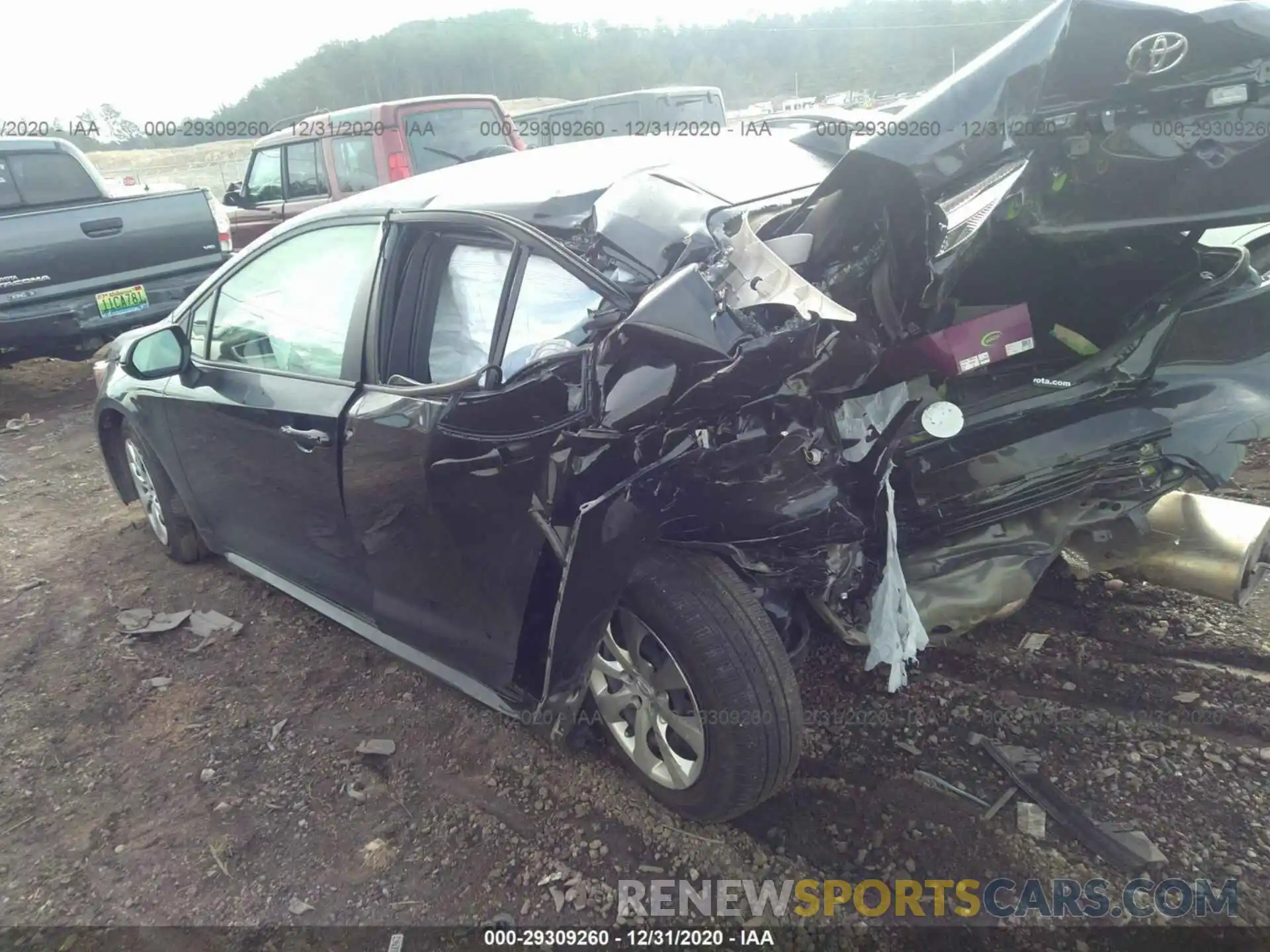 3 Photograph of a damaged car JTDEPMAE8MJ127677 TOYOTA COROLLA 2021