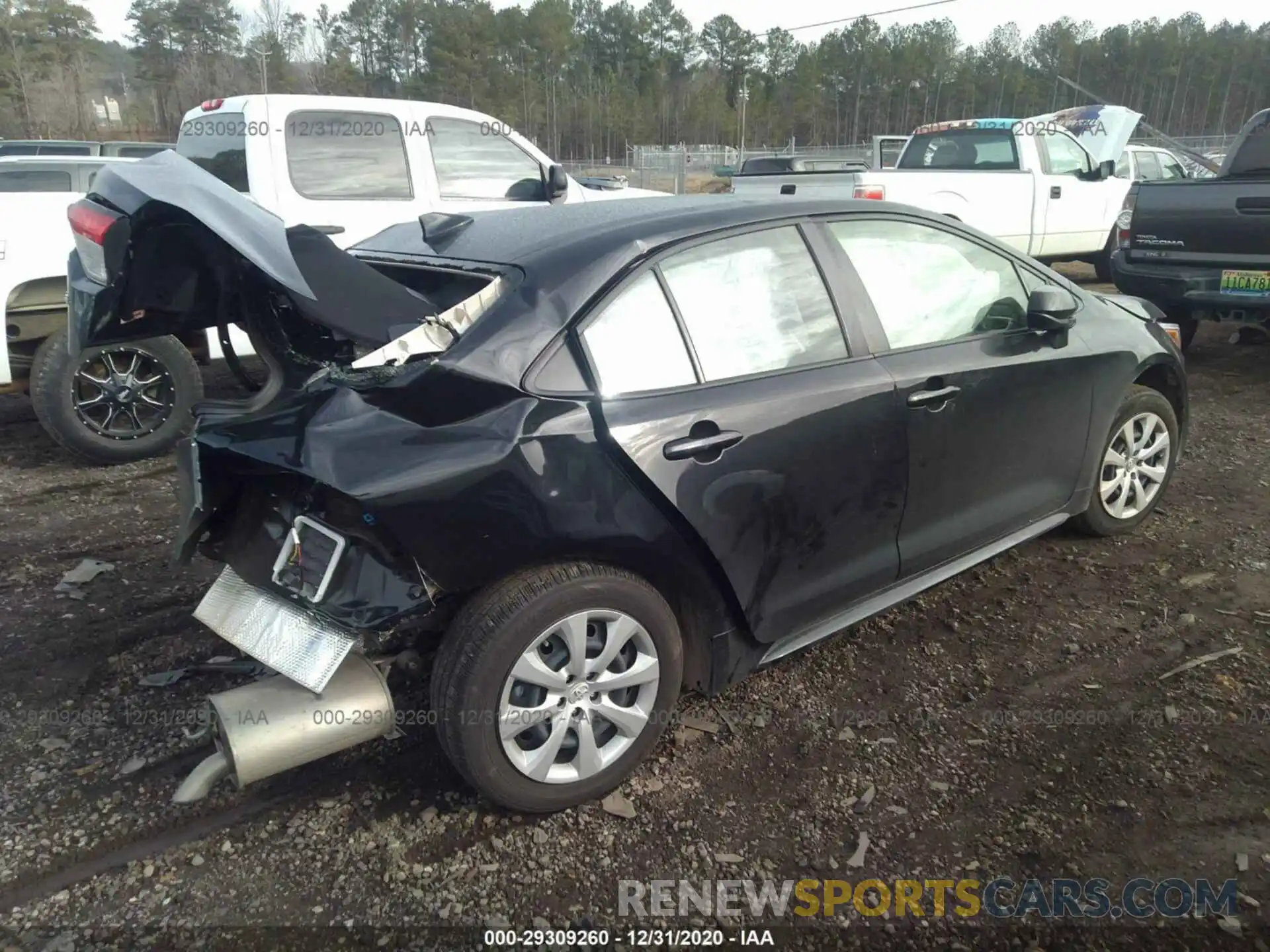 4 Photograph of a damaged car JTDEPMAE8MJ127677 TOYOTA COROLLA 2021