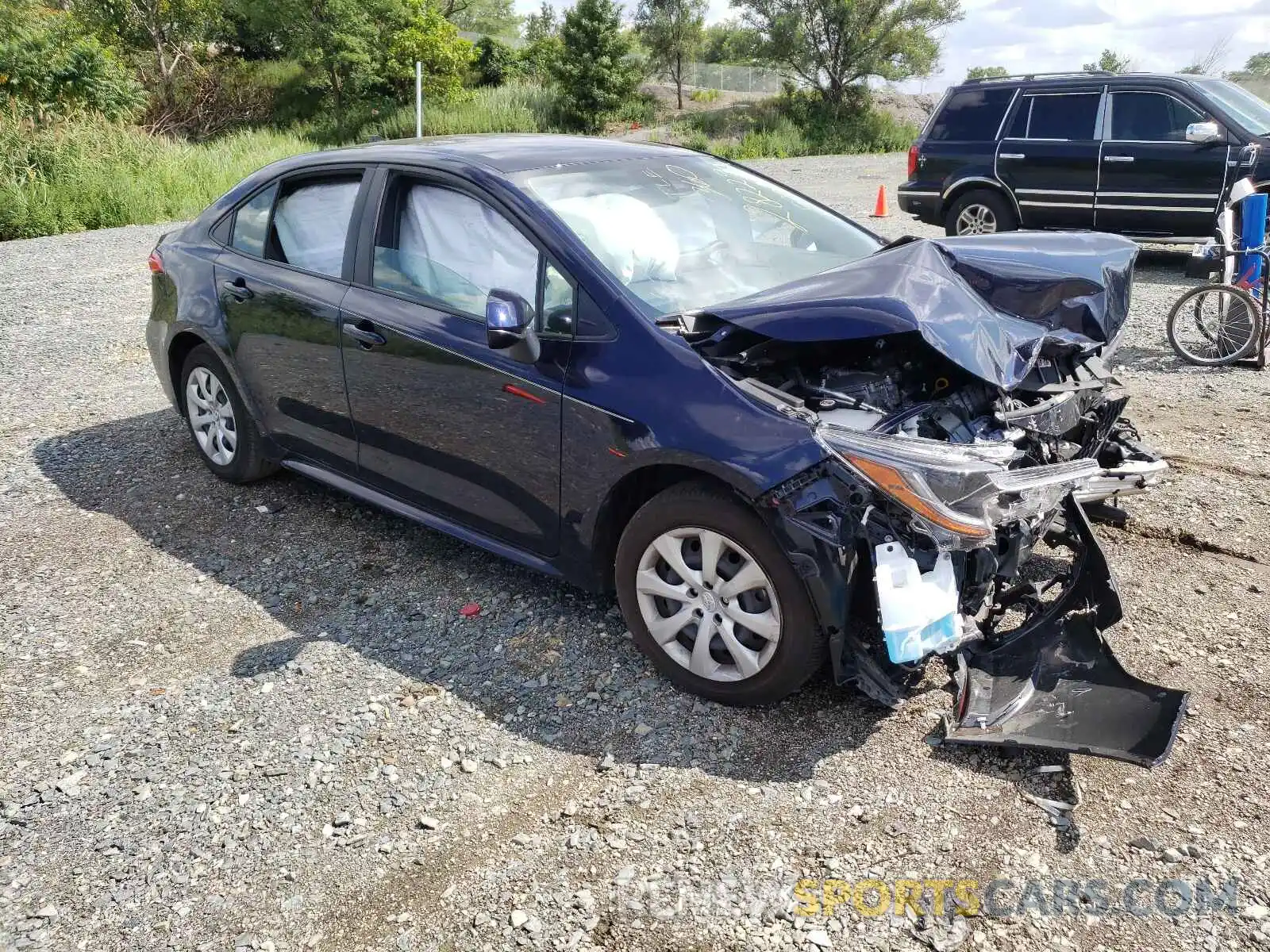 1 Photograph of a damaged car JTDEPMAE8MJ128229 TOYOTA COROLLA 2021