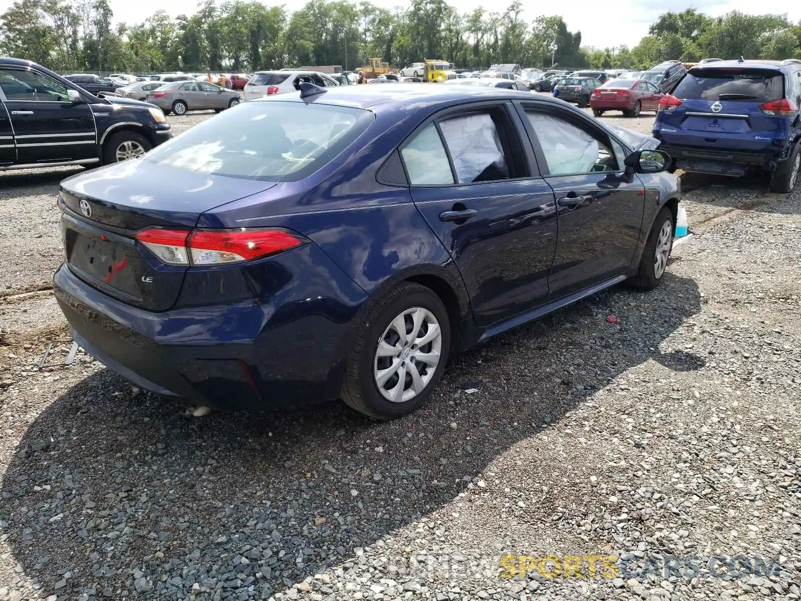 4 Photograph of a damaged car JTDEPMAE8MJ128229 TOYOTA COROLLA 2021