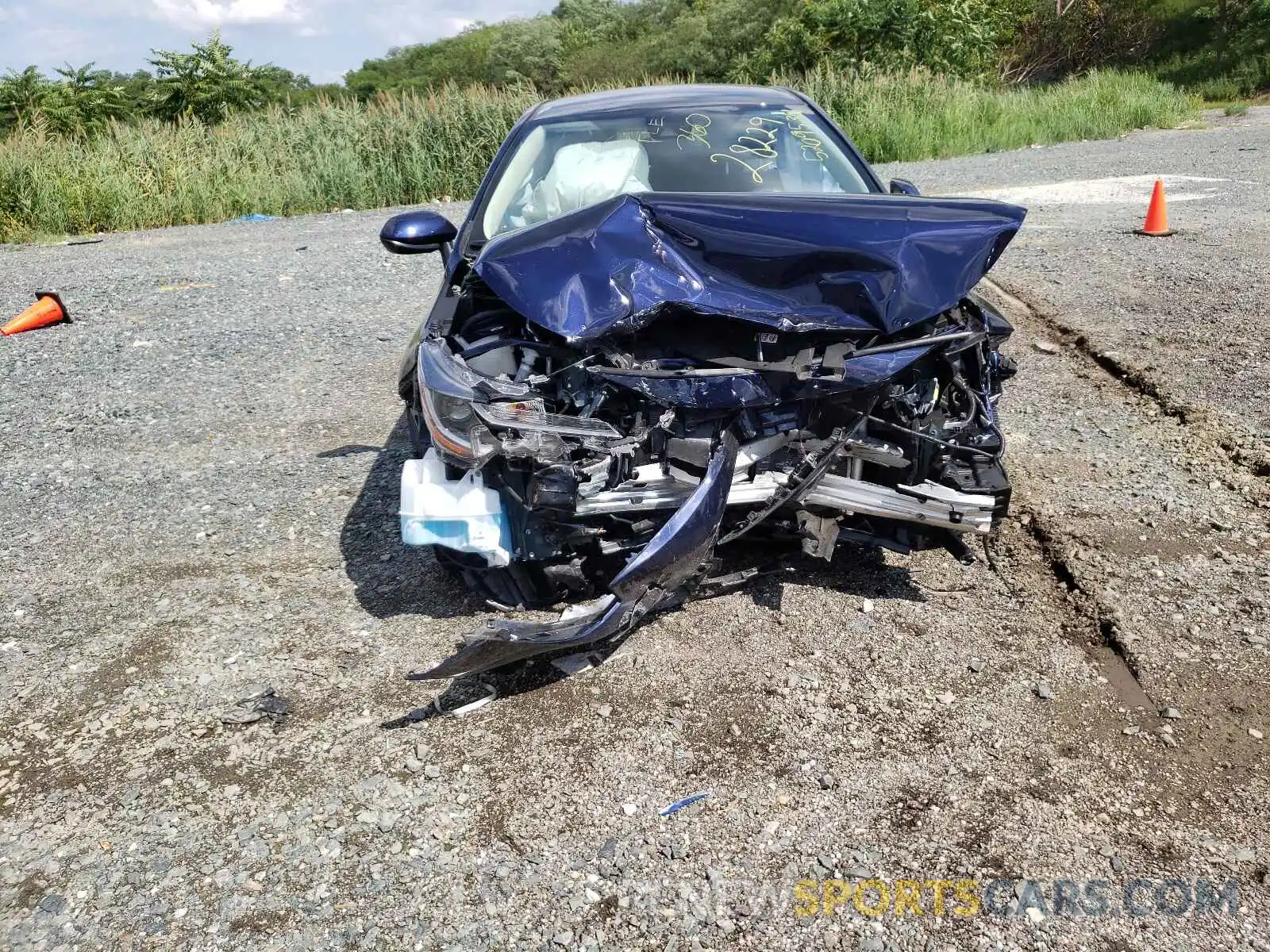 9 Photograph of a damaged car JTDEPMAE8MJ128229 TOYOTA COROLLA 2021