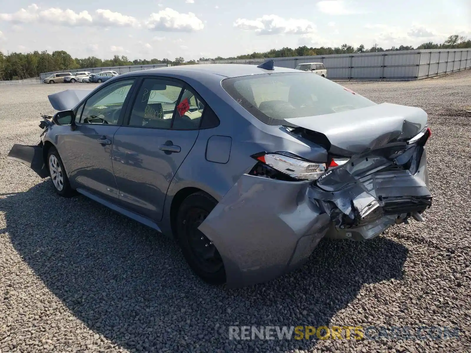 3 Photograph of a damaged car JTDEPMAE8MJ128943 TOYOTA COROLLA 2021