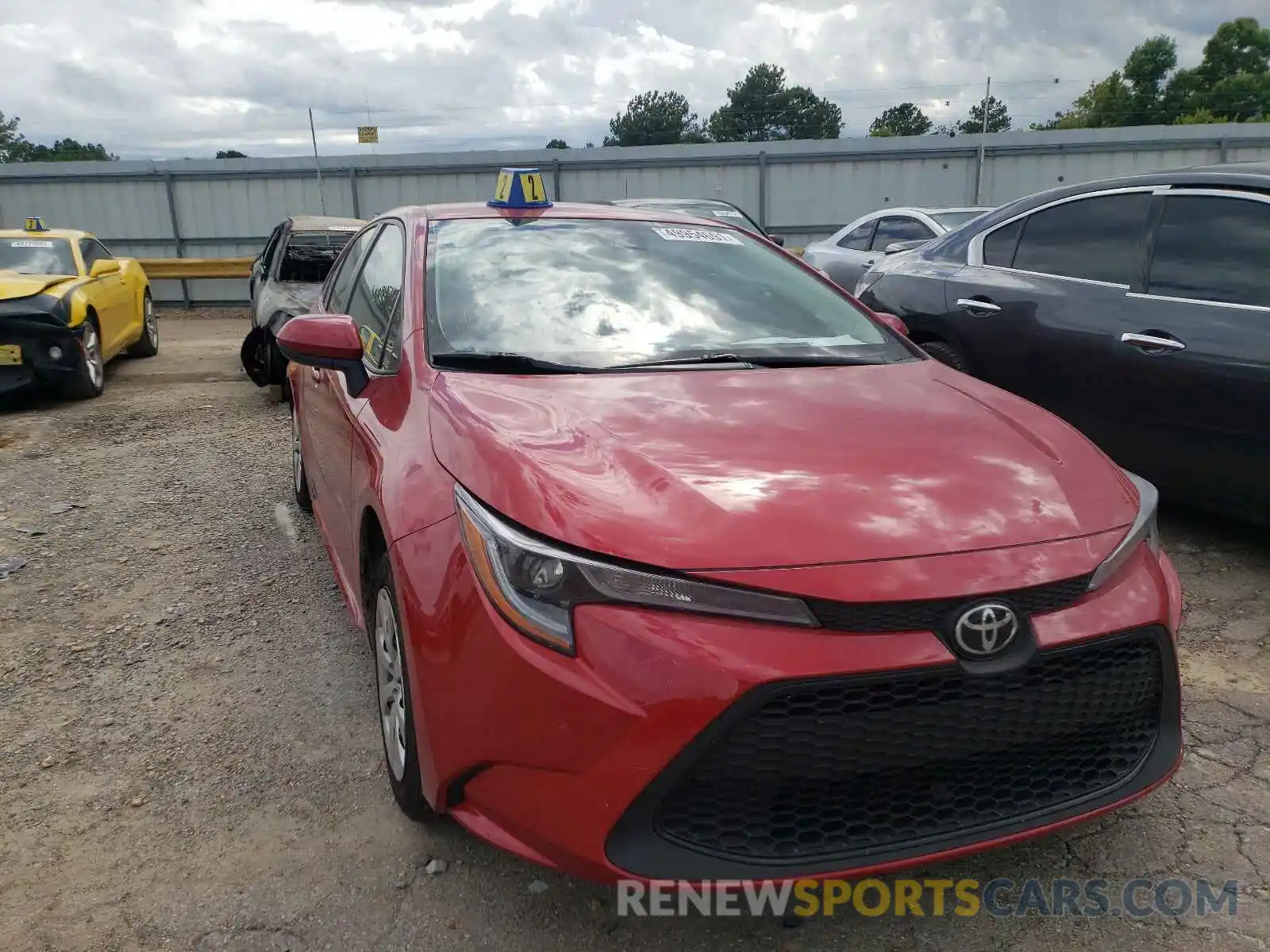 1 Photograph of a damaged car JTDEPMAE8MJ129011 TOYOTA COROLLA 2021