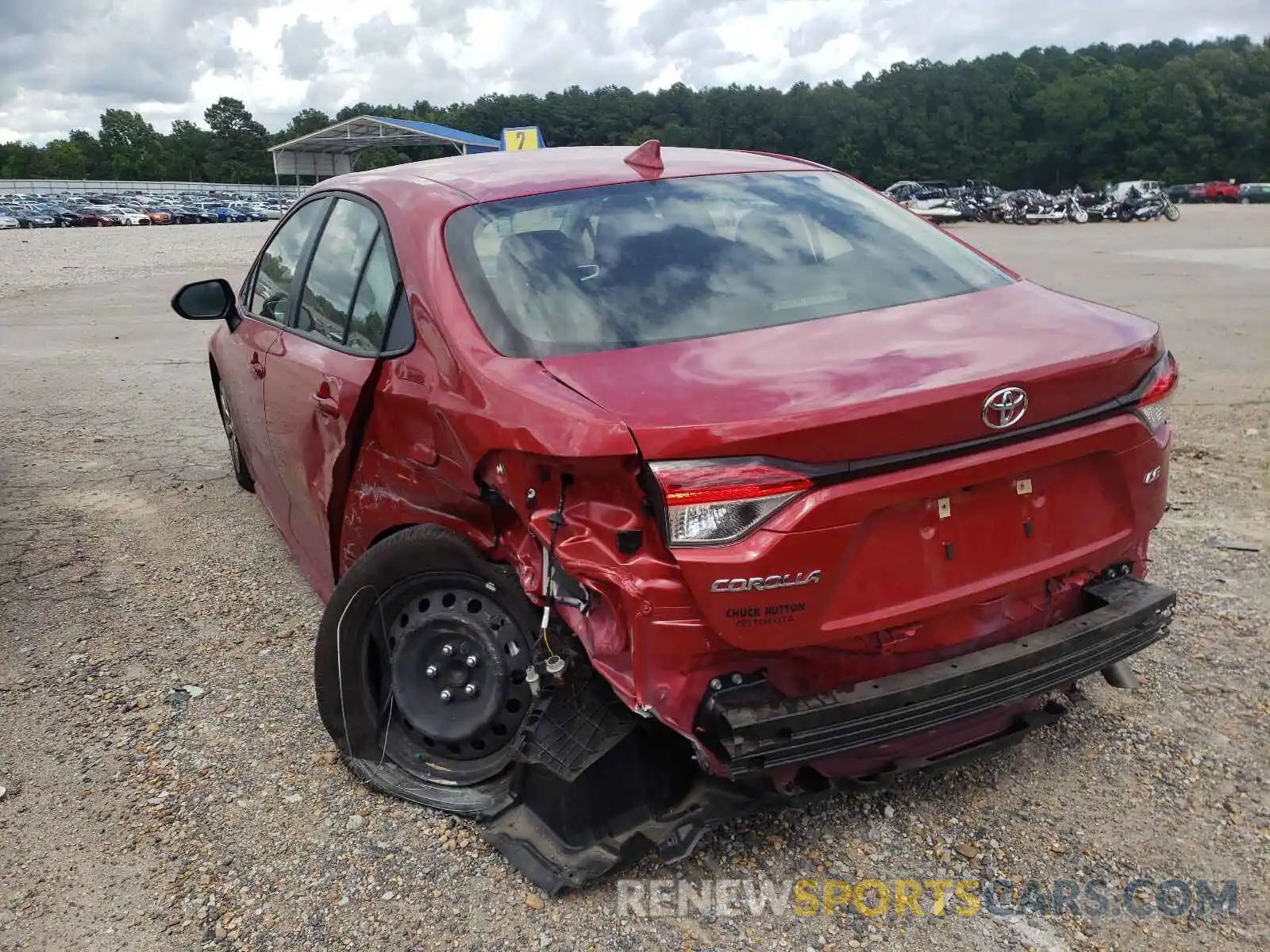 3 Photograph of a damaged car JTDEPMAE8MJ129011 TOYOTA COROLLA 2021