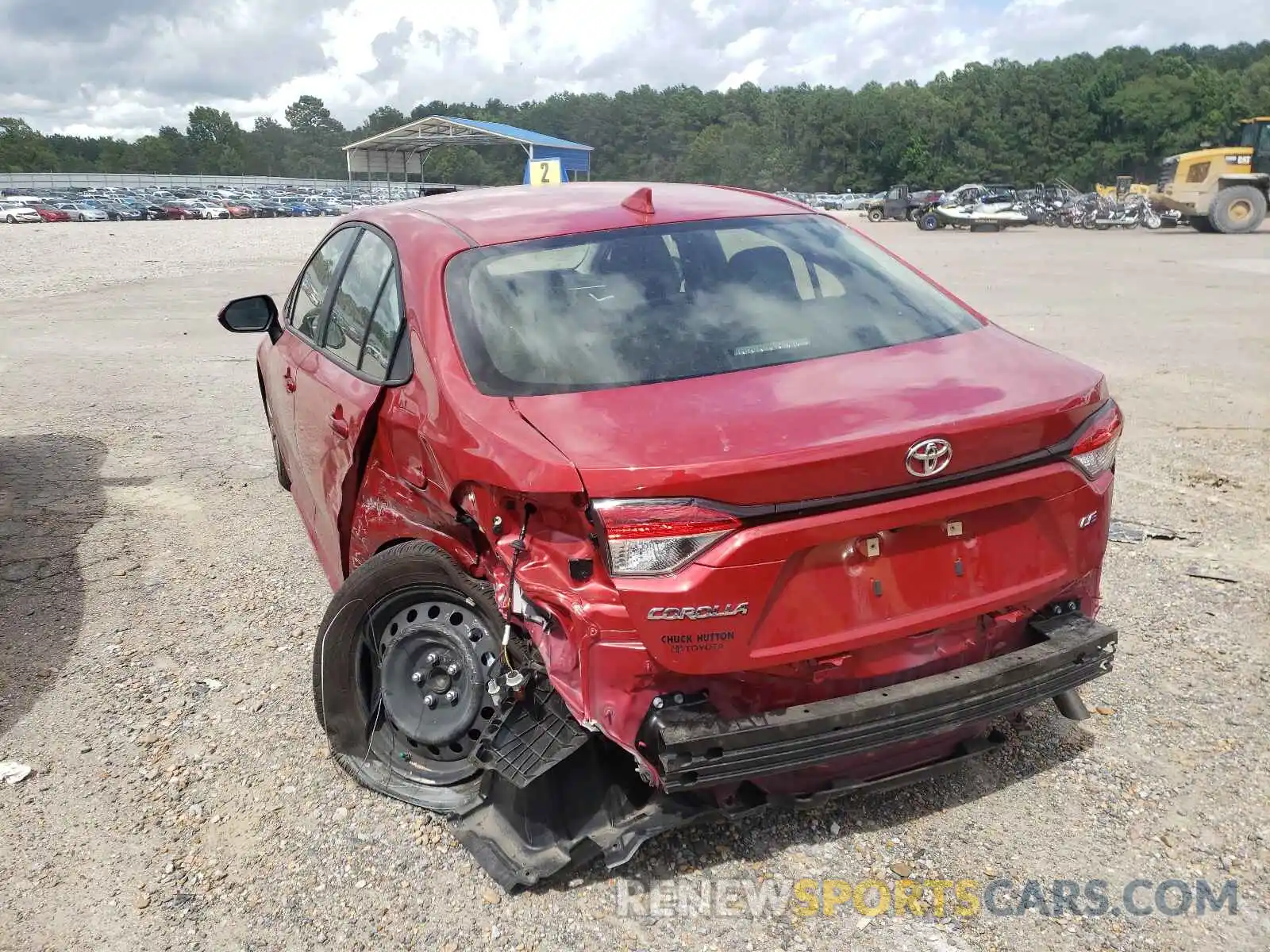 9 Photograph of a damaged car JTDEPMAE8MJ129011 TOYOTA COROLLA 2021