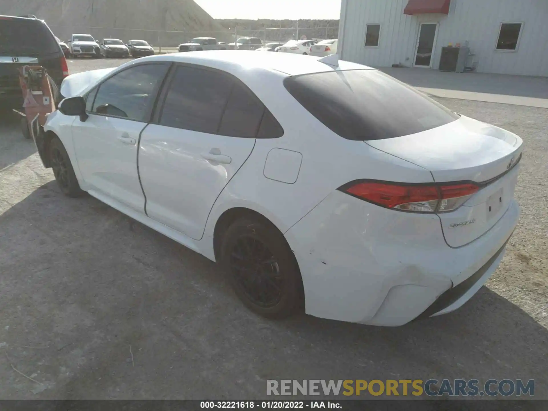 3 Photograph of a damaged car JTDEPMAE8MJ130028 TOYOTA COROLLA 2021