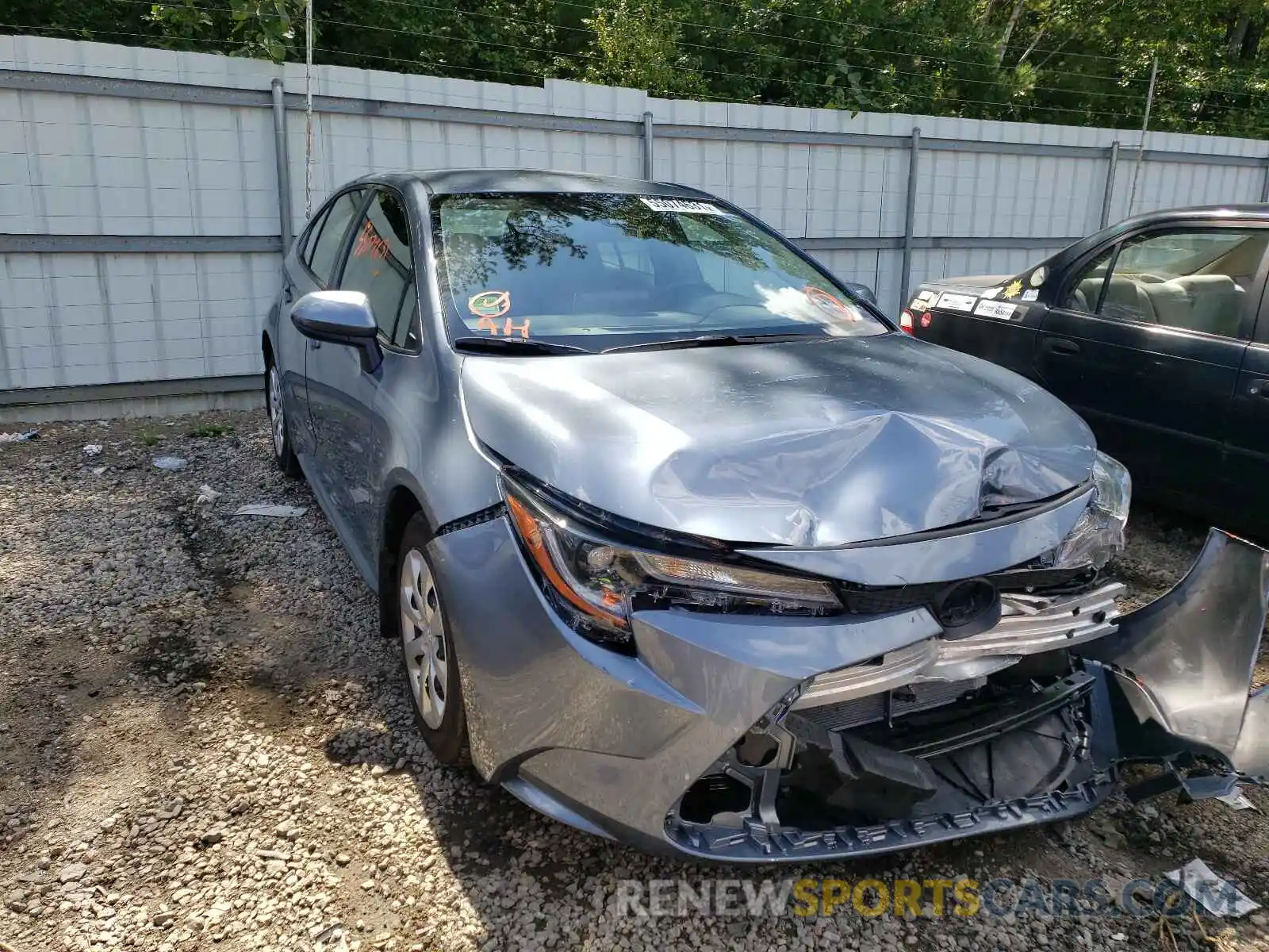 1 Photograph of a damaged car JTDEPMAE8MJ130255 TOYOTA COROLLA 2021