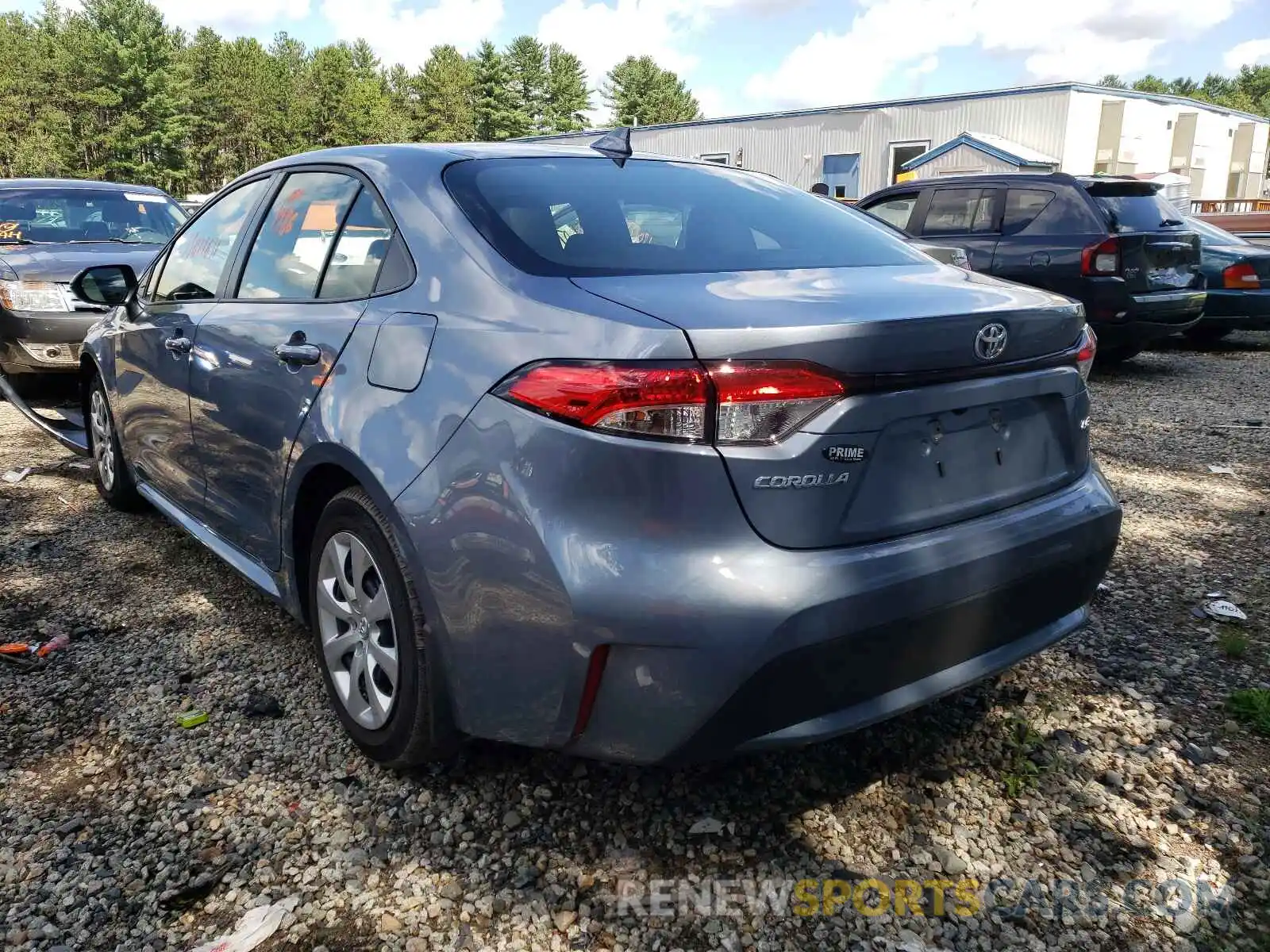 3 Photograph of a damaged car JTDEPMAE8MJ130255 TOYOTA COROLLA 2021