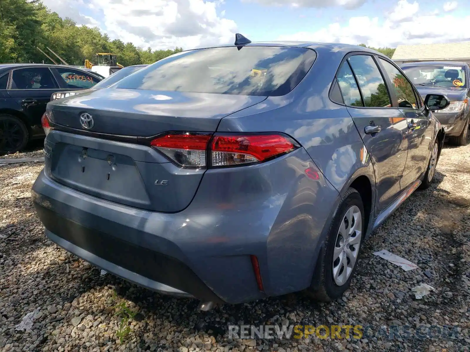 4 Photograph of a damaged car JTDEPMAE8MJ130255 TOYOTA COROLLA 2021