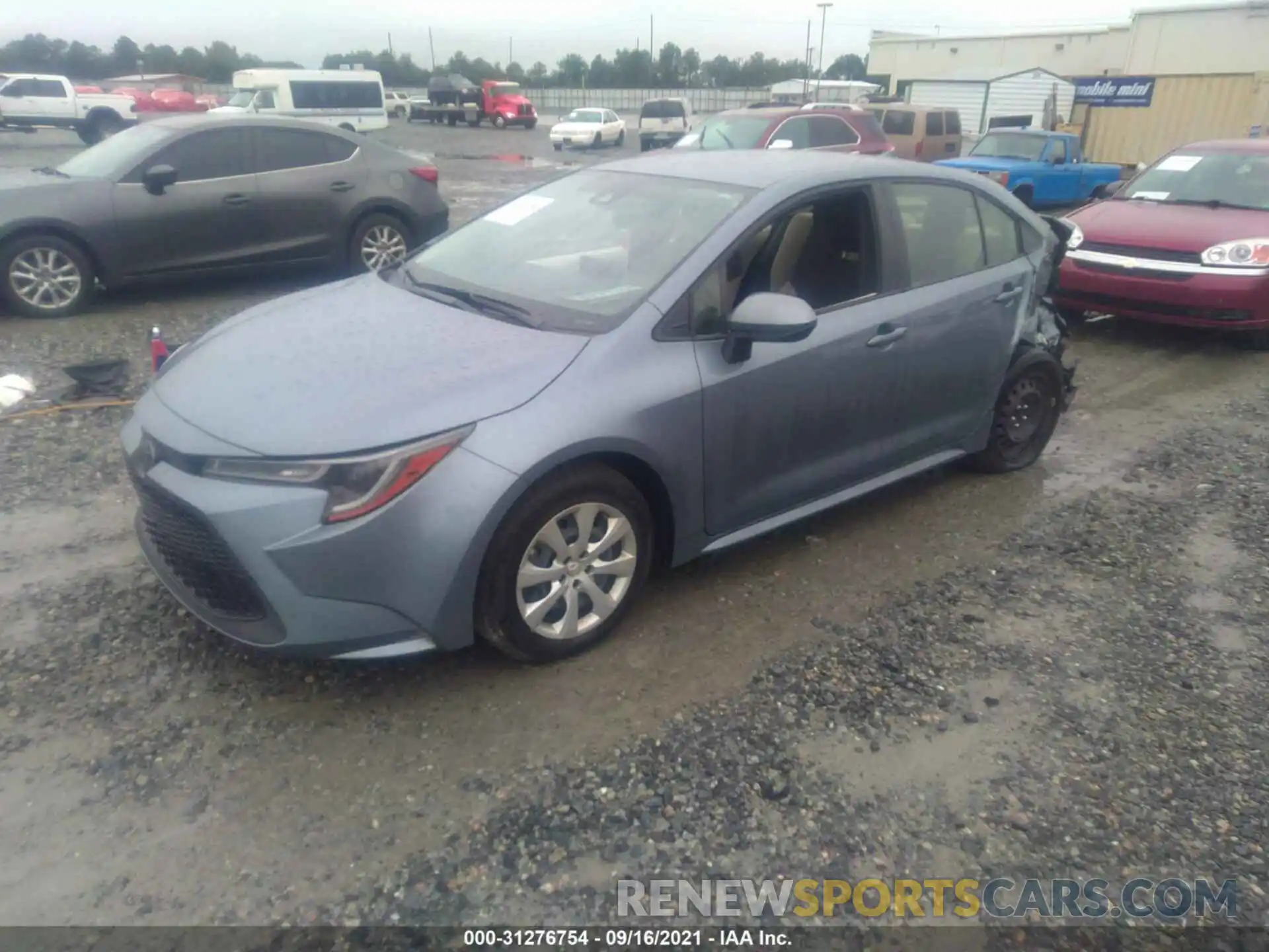 2 Photograph of a damaged car JTDEPMAE8MJ130658 TOYOTA COROLLA 2021