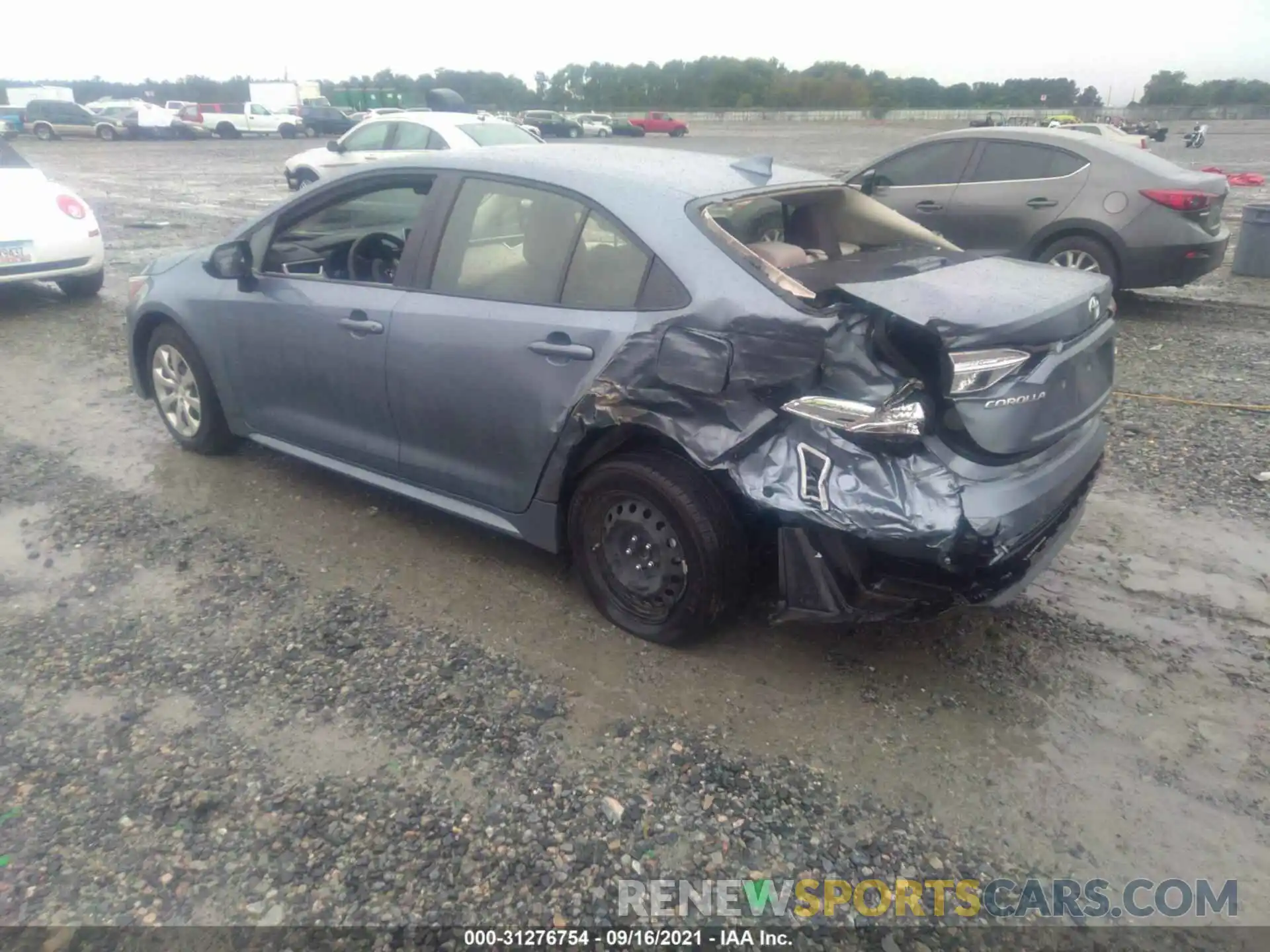 3 Photograph of a damaged car JTDEPMAE8MJ130658 TOYOTA COROLLA 2021