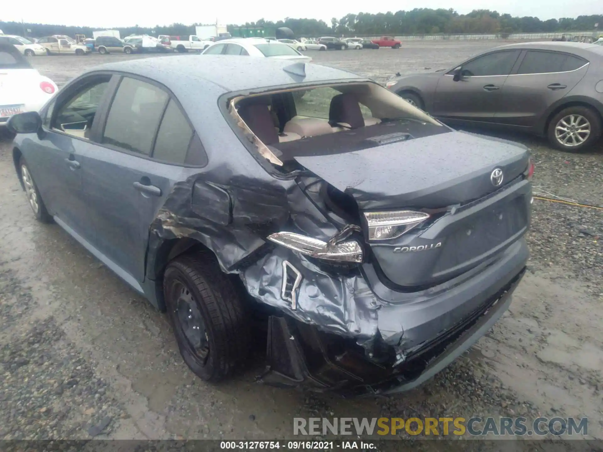 6 Photograph of a damaged car JTDEPMAE8MJ130658 TOYOTA COROLLA 2021