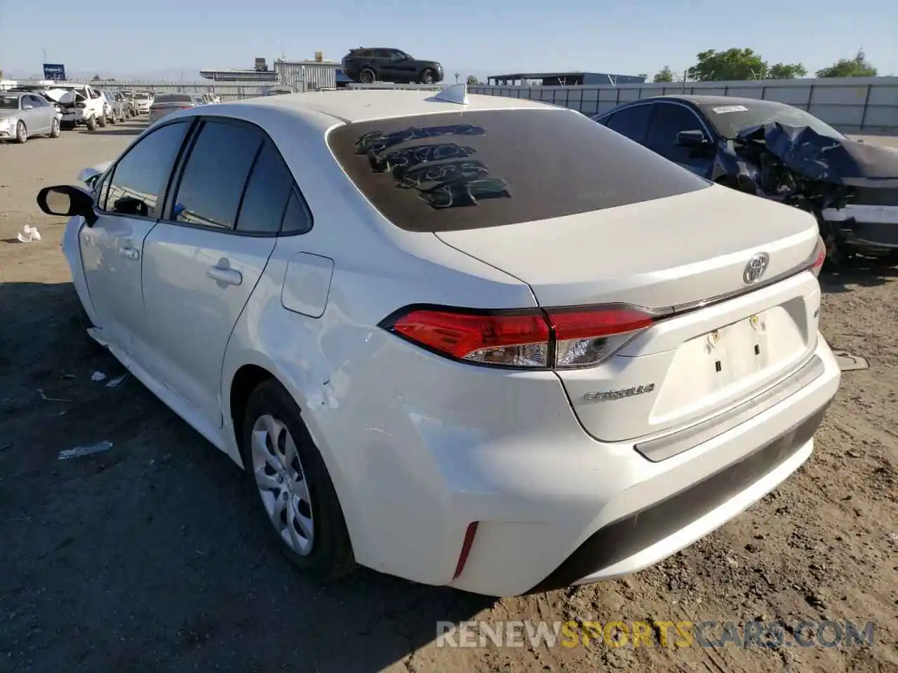 3 Photograph of a damaged car JTDEPMAE8MJ131051 TOYOTA COROLLA 2021