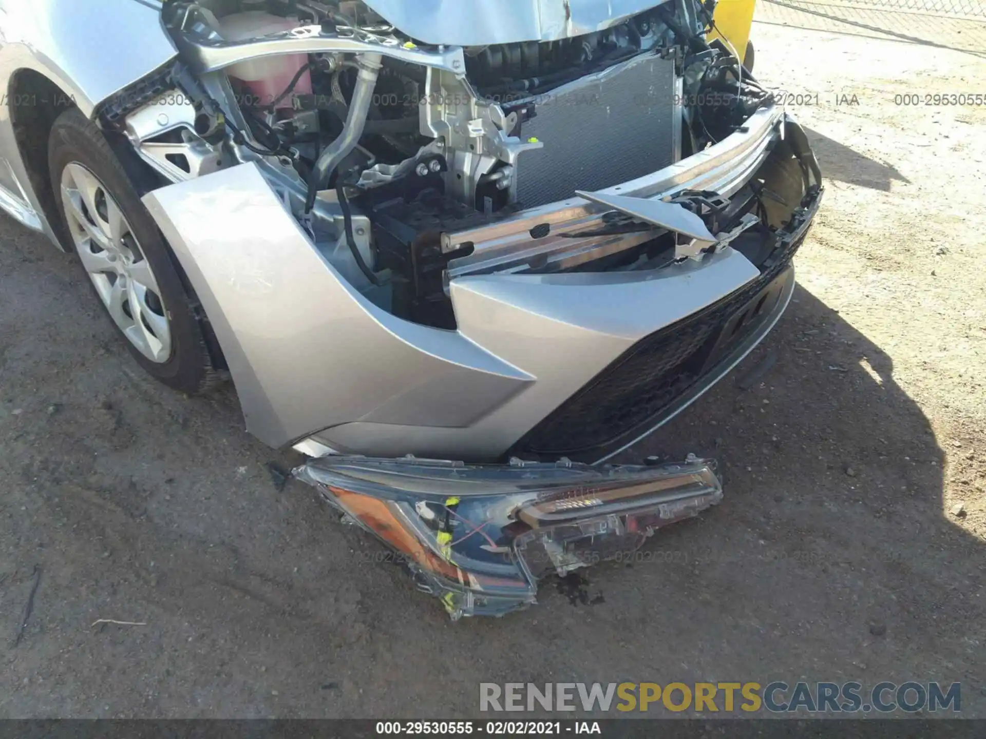 12 Photograph of a damaged car JTDEPMAE8MJ131423 TOYOTA COROLLA 2021