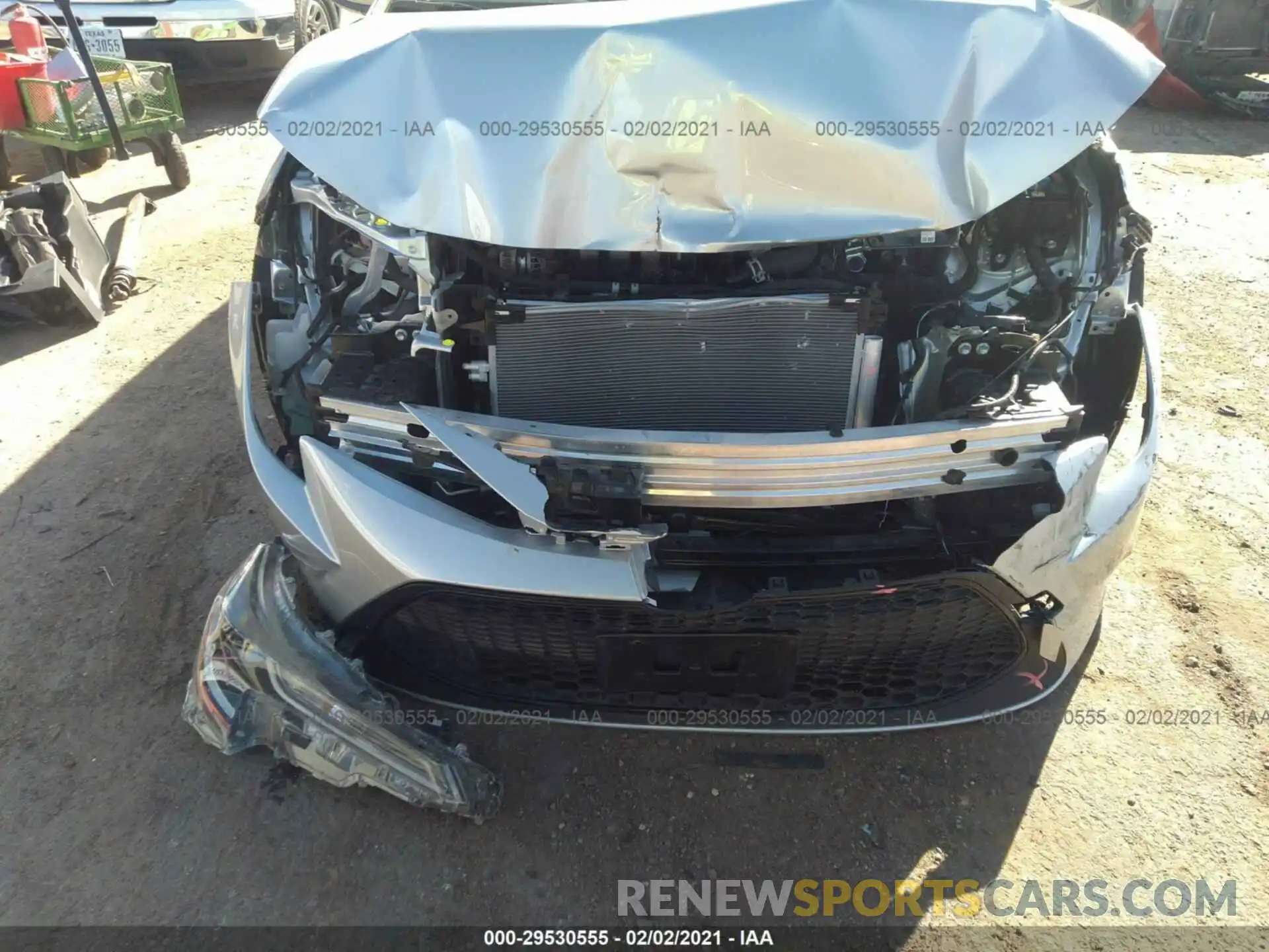 6 Photograph of a damaged car JTDEPMAE8MJ131423 TOYOTA COROLLA 2021