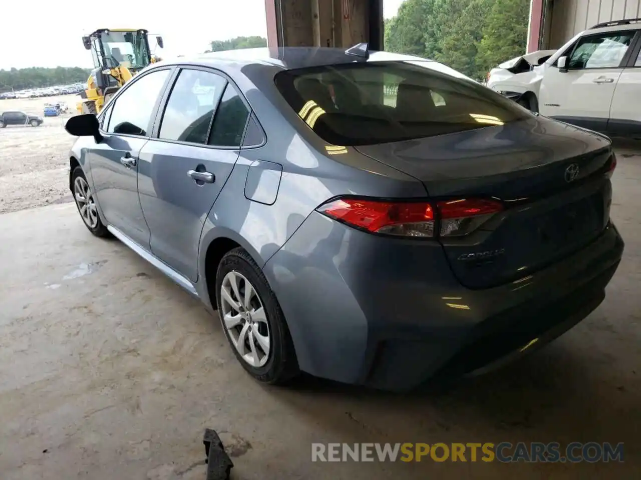 3 Photograph of a damaged car JTDEPMAE8MJ131549 TOYOTA COROLLA 2021