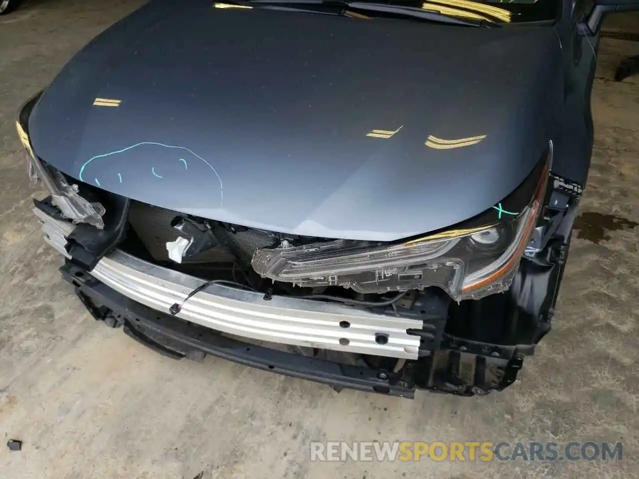 9 Photograph of a damaged car JTDEPMAE8MJ131549 TOYOTA COROLLA 2021