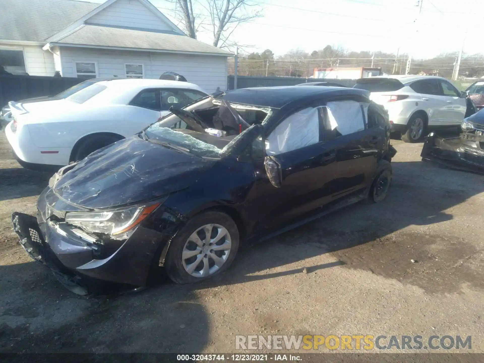 2 Photograph of a damaged car JTDEPMAE8MJ132667 TOYOTA COROLLA 2021