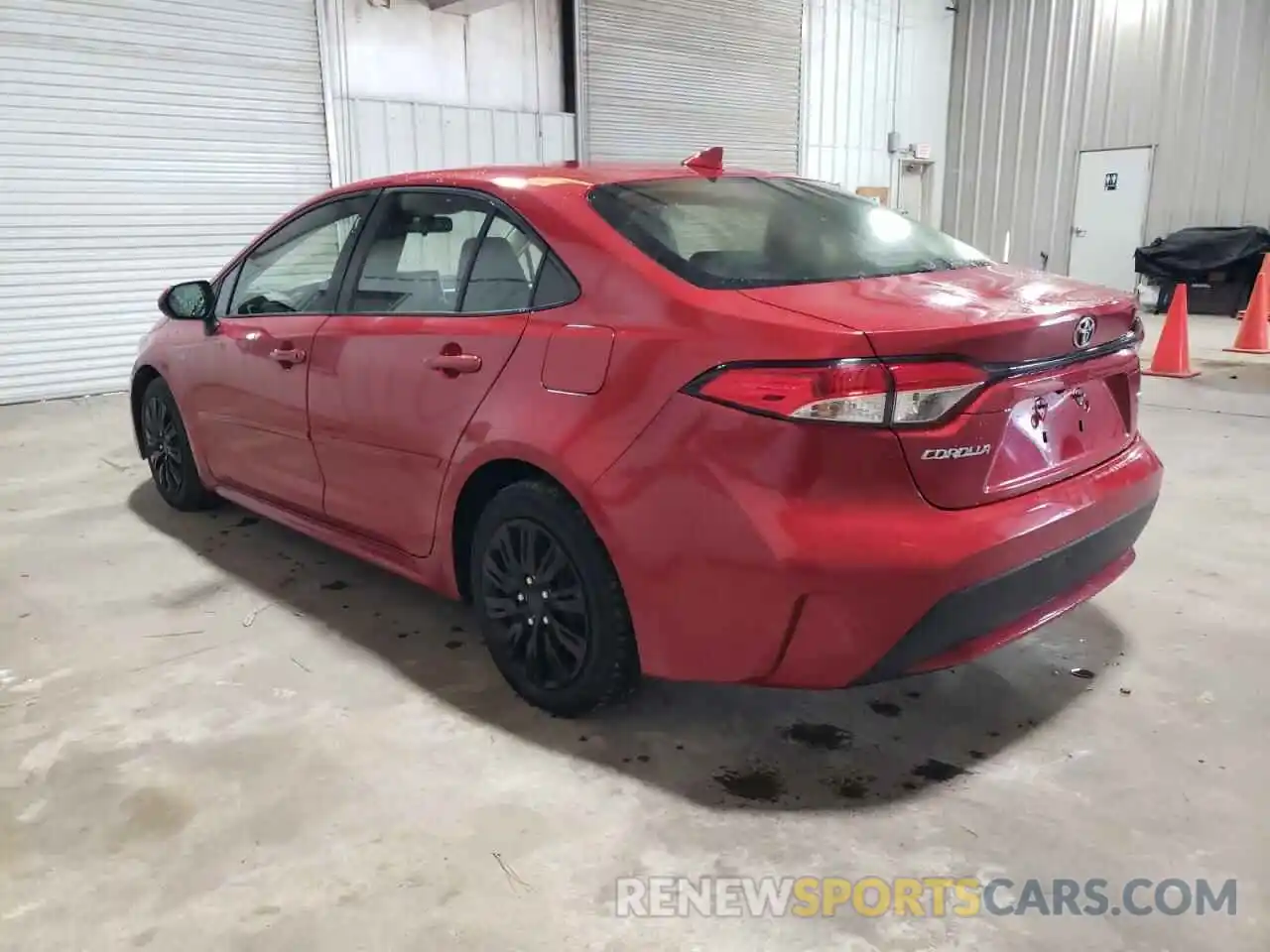 2 Photograph of a damaged car JTDEPMAE8MJ133639 TOYOTA COROLLA 2021