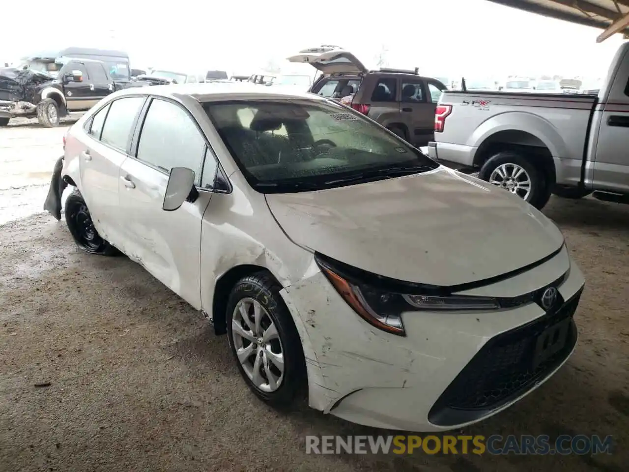 1 Photograph of a damaged car JTDEPMAE8MJ134578 TOYOTA COROLLA 2021