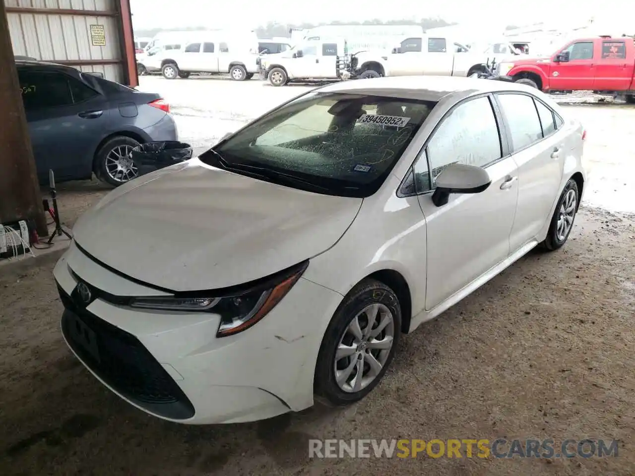 2 Photograph of a damaged car JTDEPMAE8MJ134578 TOYOTA COROLLA 2021