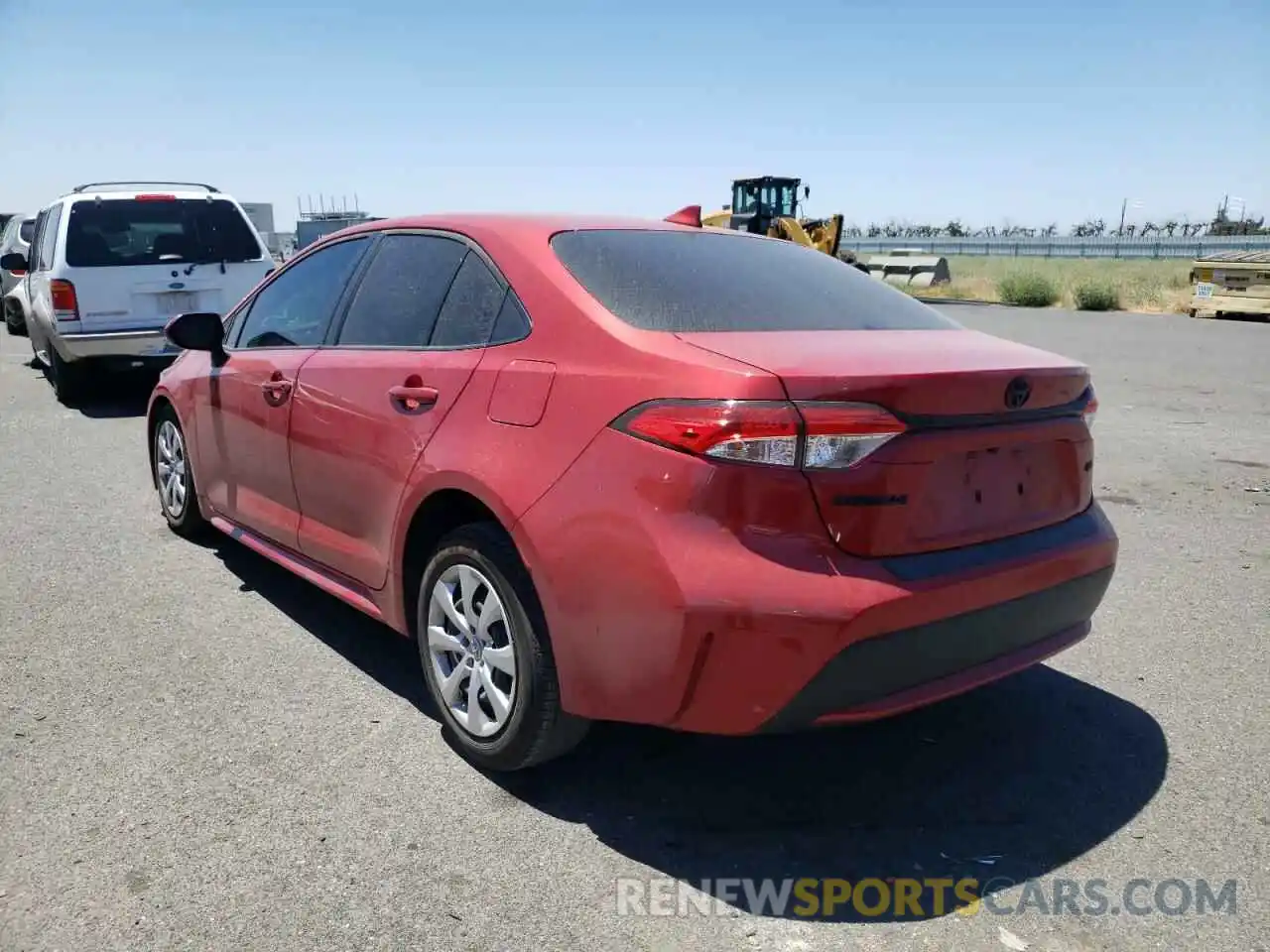 3 Photograph of a damaged car JTDEPMAE8MJ135004 TOYOTA COROLLA 2021