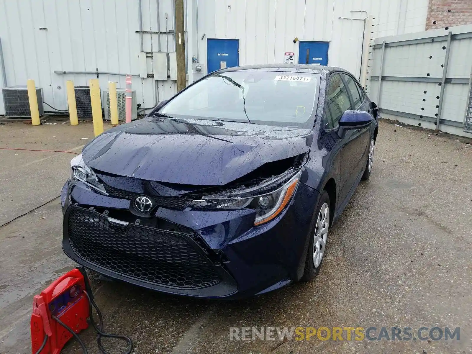 2 Photograph of a damaged car JTDEPMAE8MJ135665 TOYOTA COROLLA 2021