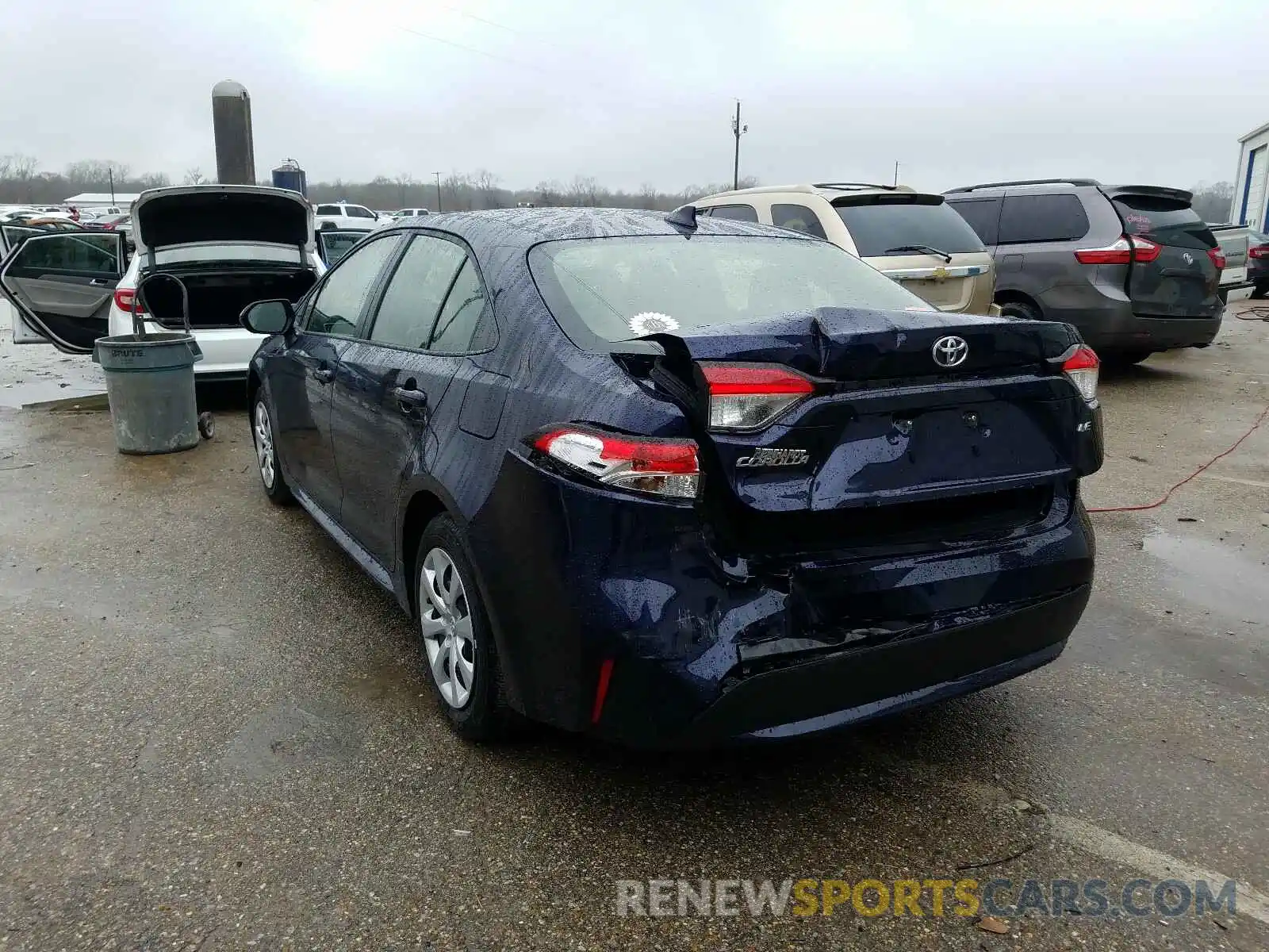 3 Photograph of a damaged car JTDEPMAE8MJ135665 TOYOTA COROLLA 2021