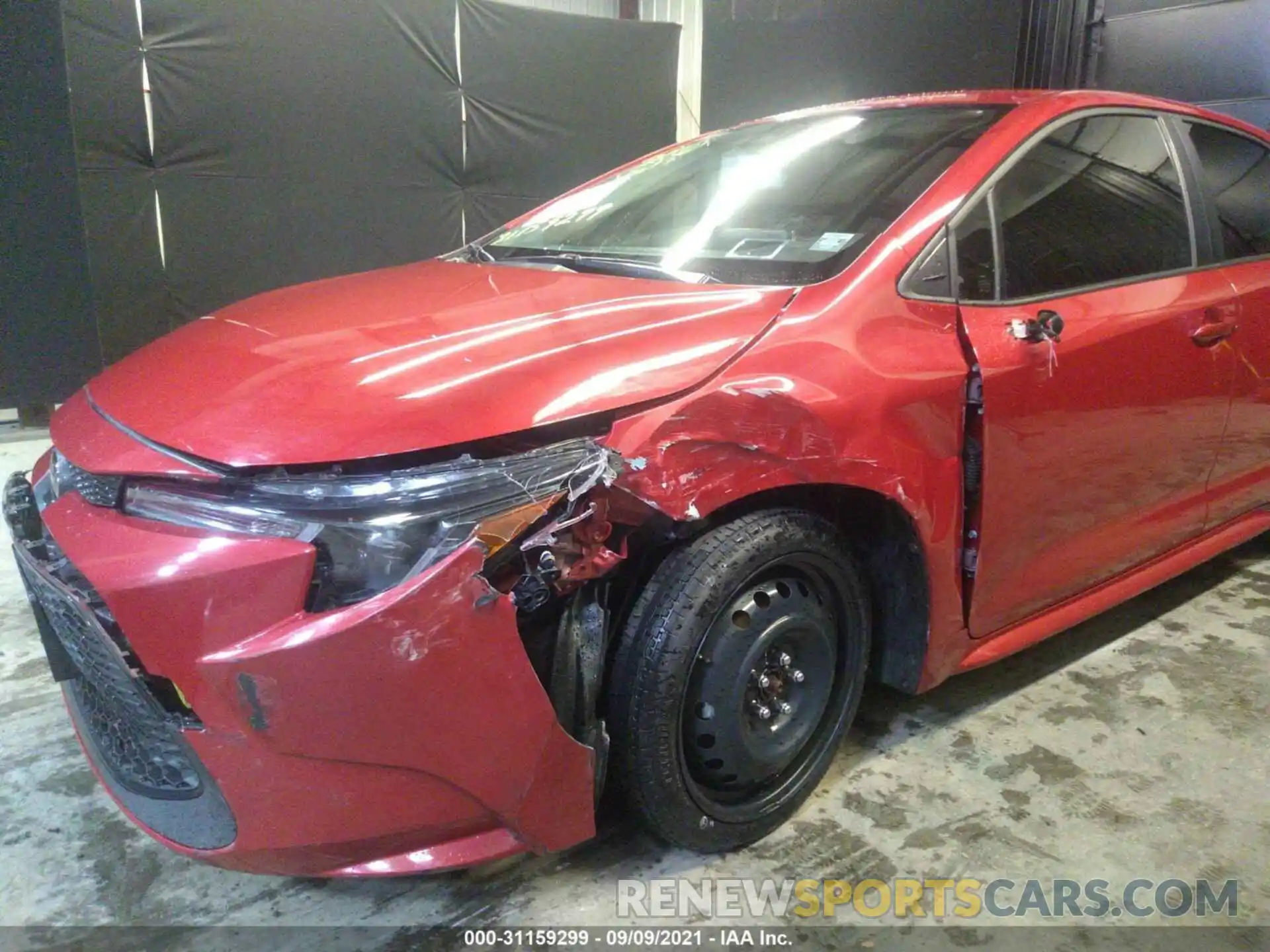 6 Photograph of a damaged car JTDEPMAE8MJ138761 TOYOTA COROLLA 2021