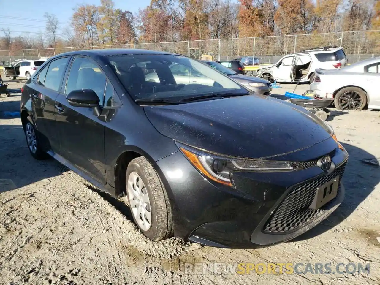 1 Photograph of a damaged car JTDEPMAE8MJ139375 TOYOTA COROLLA 2021