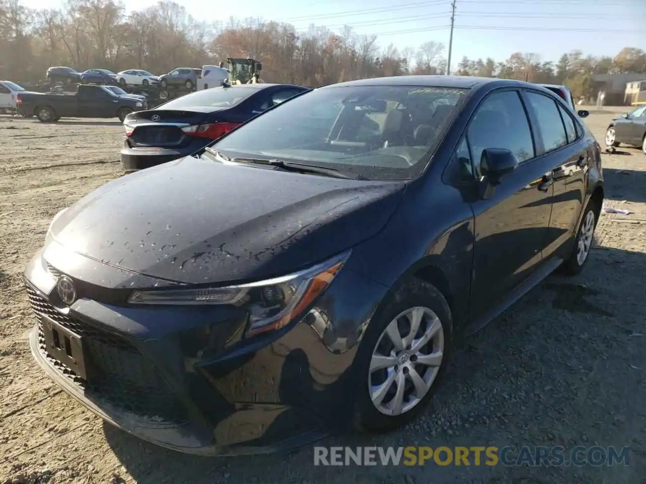 2 Photograph of a damaged car JTDEPMAE8MJ139375 TOYOTA COROLLA 2021