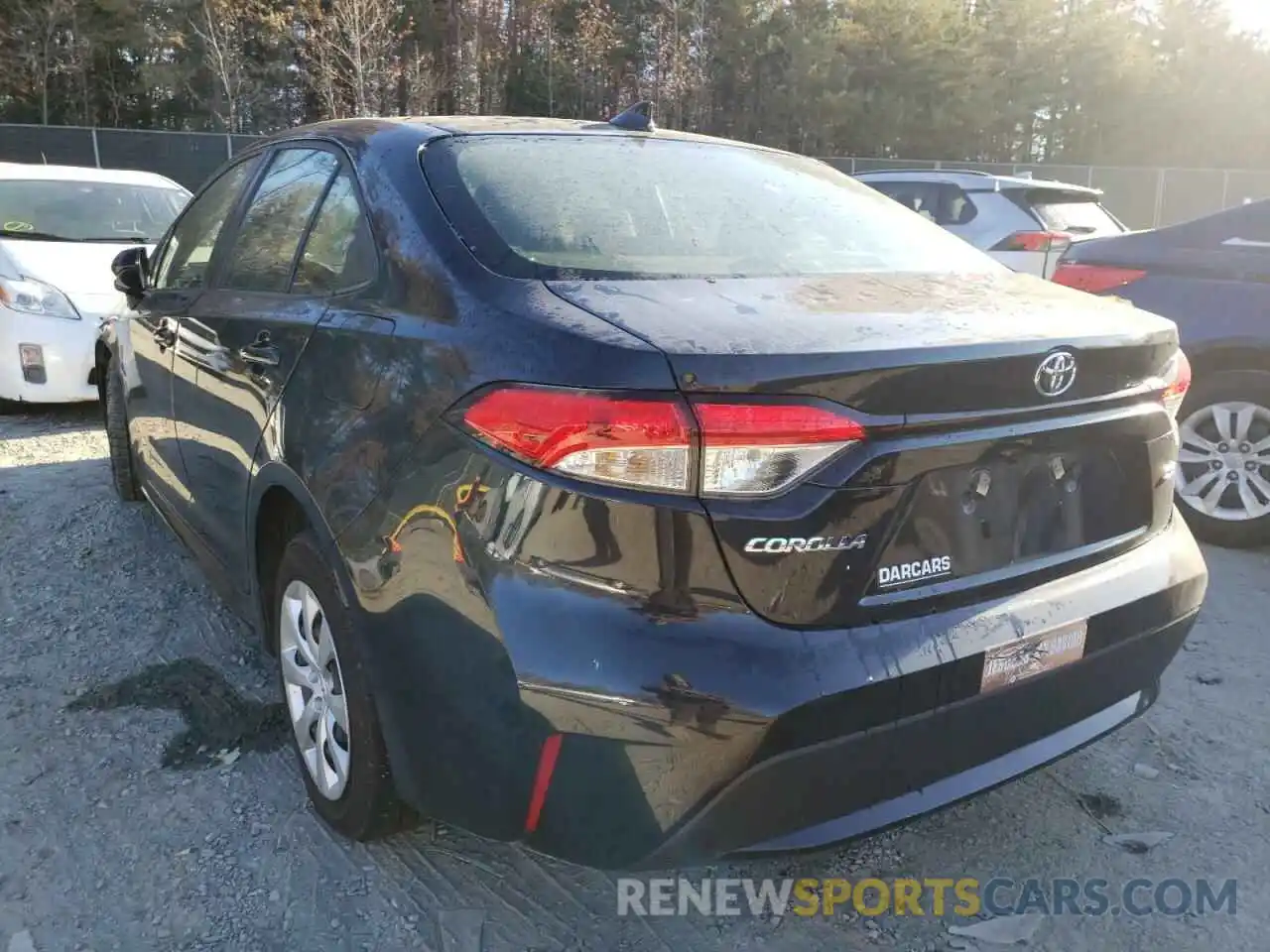 3 Photograph of a damaged car JTDEPMAE8MJ139375 TOYOTA COROLLA 2021