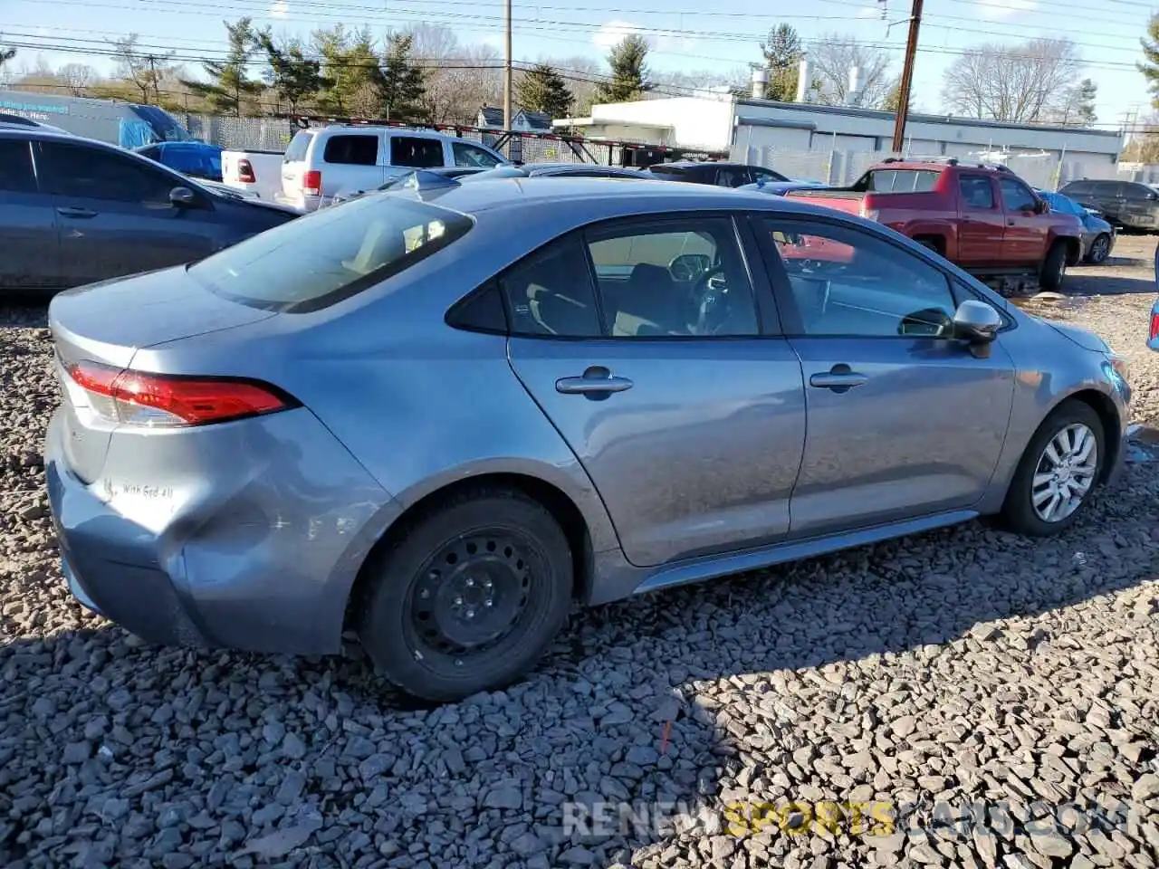 3 Photograph of a damaged car JTDEPMAE8MJ140400 TOYOTA COROLLA 2021