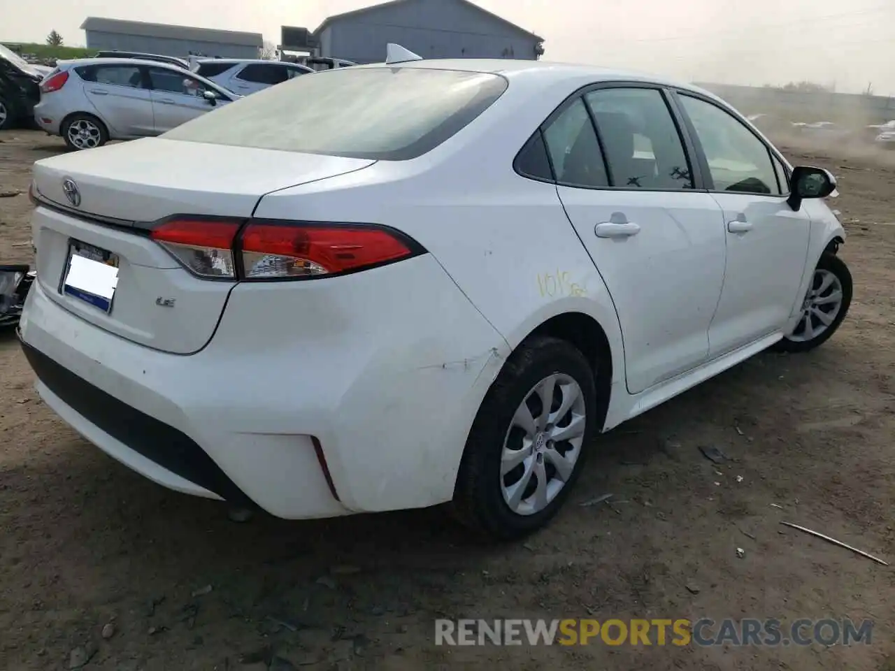 4 Photograph of a damaged car JTDEPMAE8MJ140865 TOYOTA COROLLA 2021