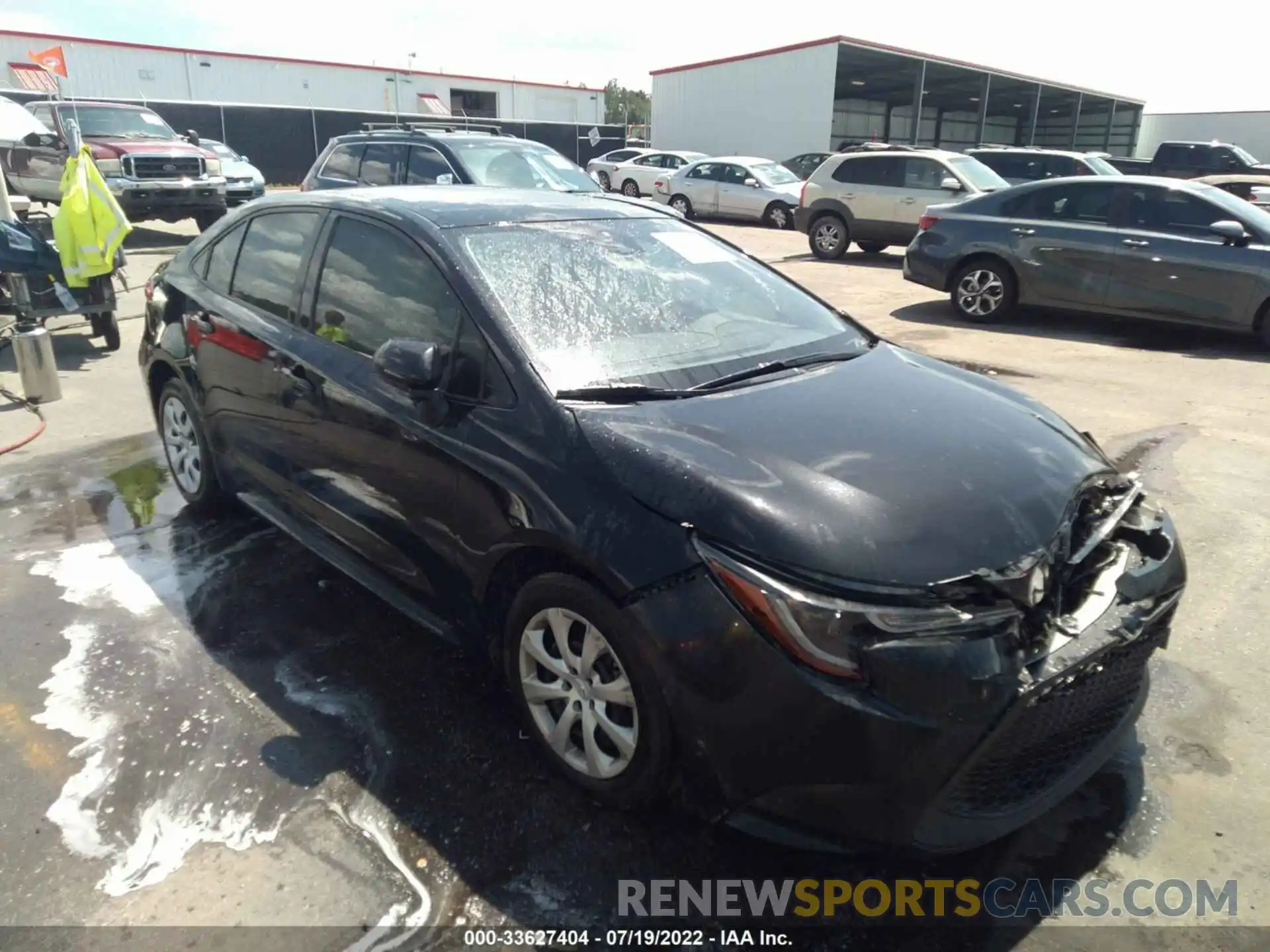 1 Photograph of a damaged car JTDEPMAE8MJ141191 TOYOTA COROLLA 2021