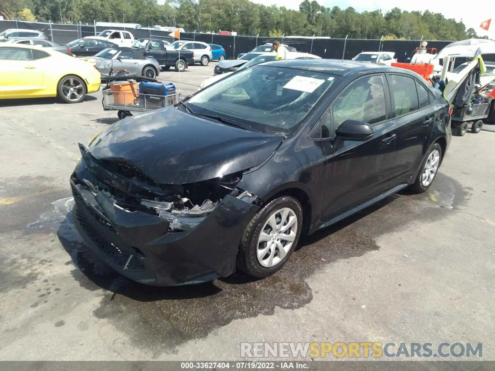 2 Photograph of a damaged car JTDEPMAE8MJ141191 TOYOTA COROLLA 2021