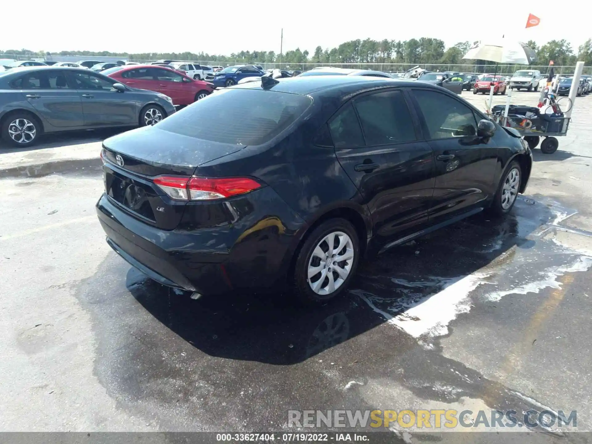 4 Photograph of a damaged car JTDEPMAE8MJ141191 TOYOTA COROLLA 2021