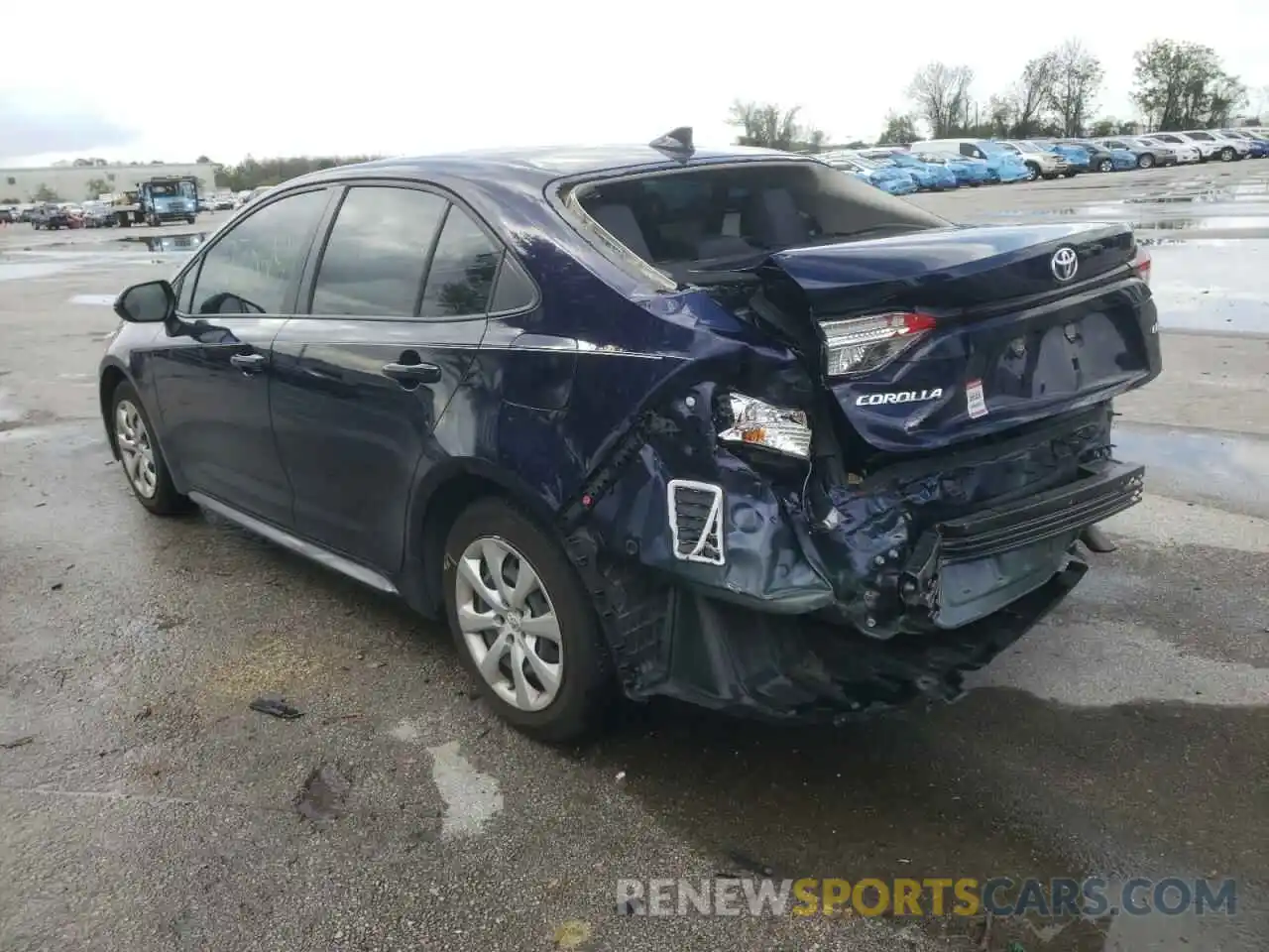 3 Photograph of a damaged car JTDEPMAE8MJ143412 TOYOTA COROLLA 2021