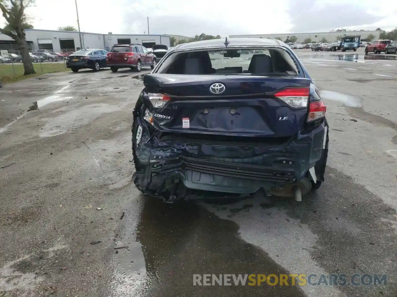 9 Photograph of a damaged car JTDEPMAE8MJ143412 TOYOTA COROLLA 2021