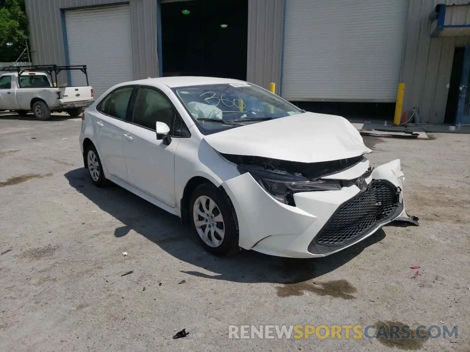 1 Photograph of a damaged car JTDEPMAE8MJ143989 TOYOTA COROLLA 2021