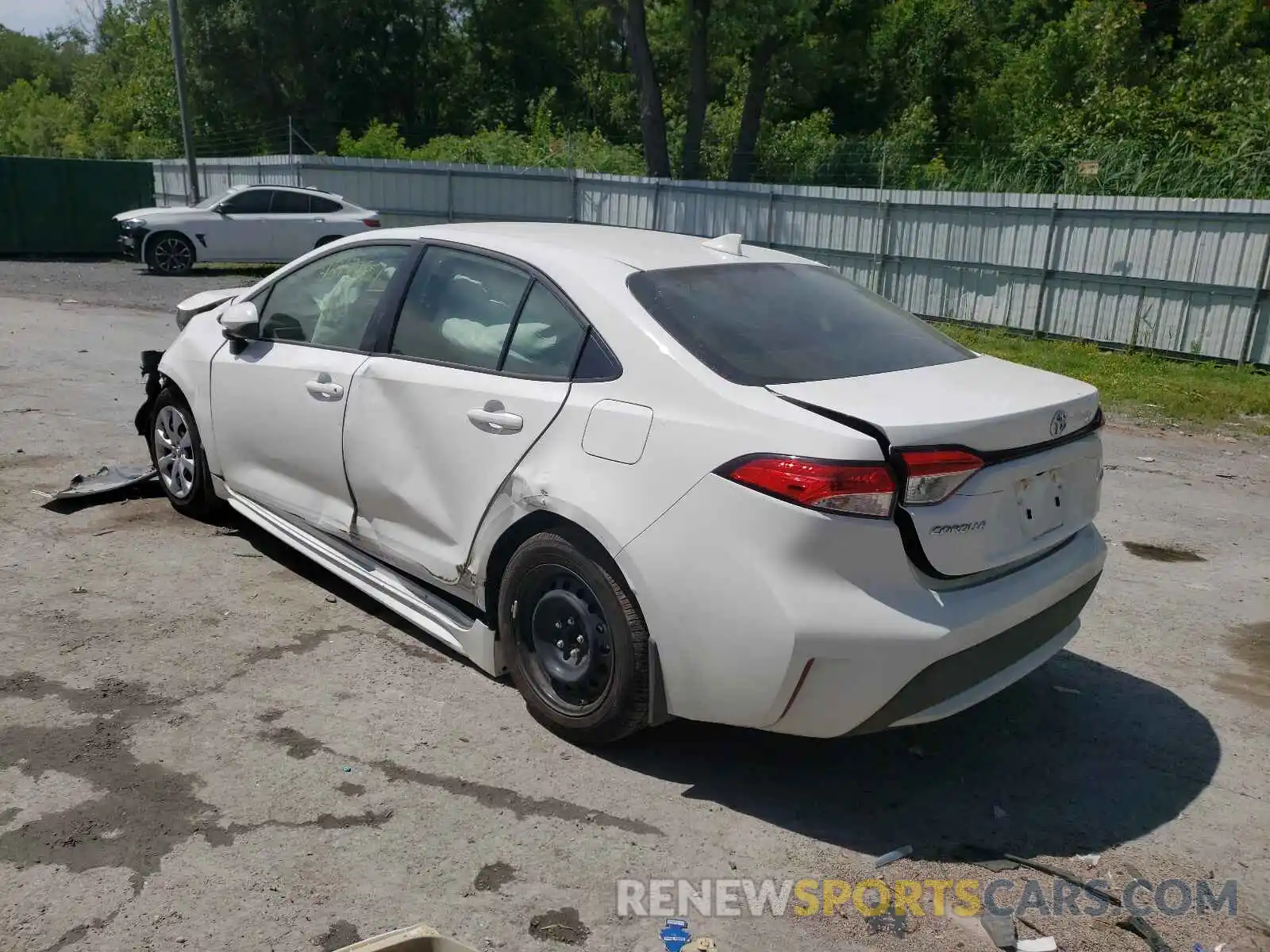 3 Photograph of a damaged car JTDEPMAE8MJ143989 TOYOTA COROLLA 2021